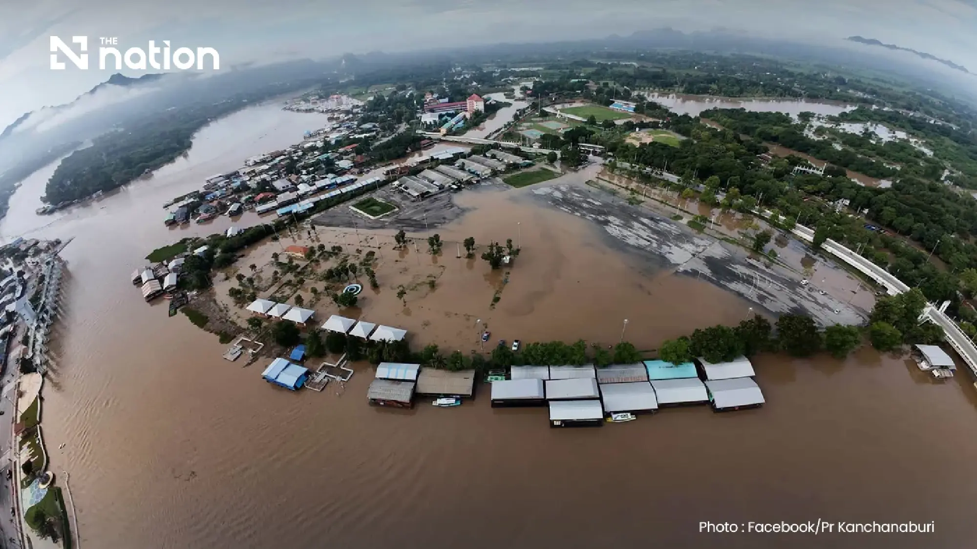 Kanchanaburi residents warned of flood risk as dam releases increase