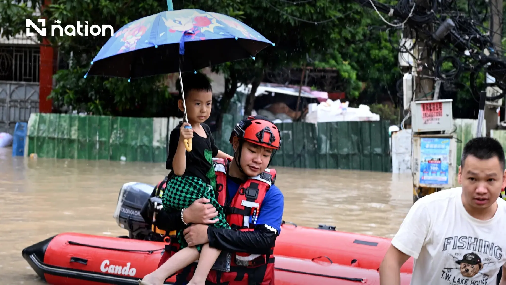 Typhoon Saudel triggers floods across China’s southern coast