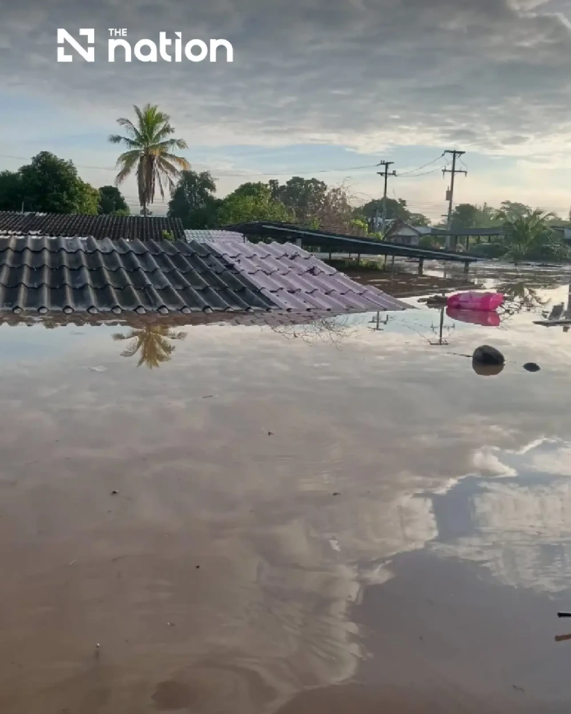 Kanchanaburi floods worsen as homes remain submerged by rising water