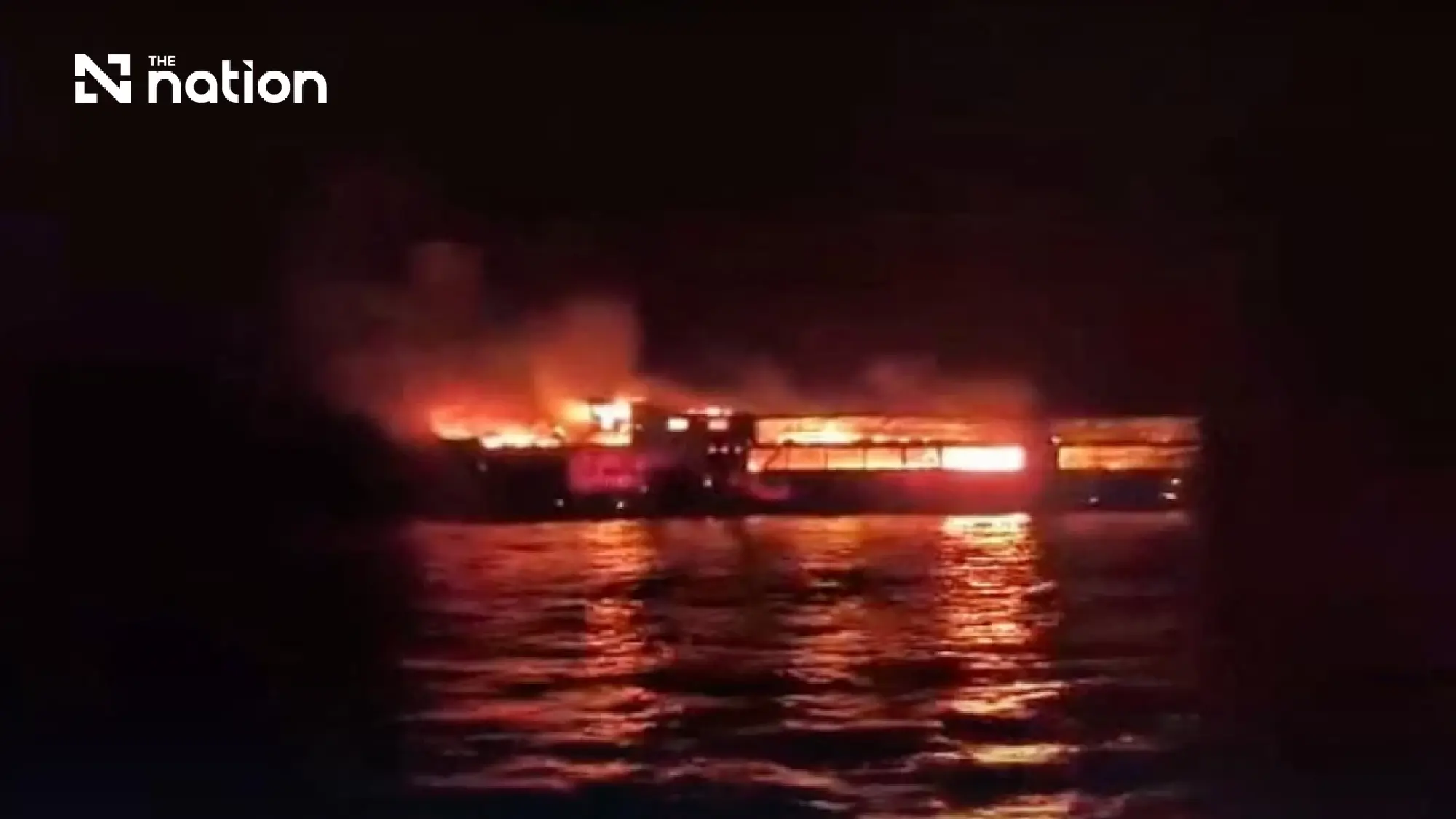 At least five dead after passenger ferry catches fire near Coron