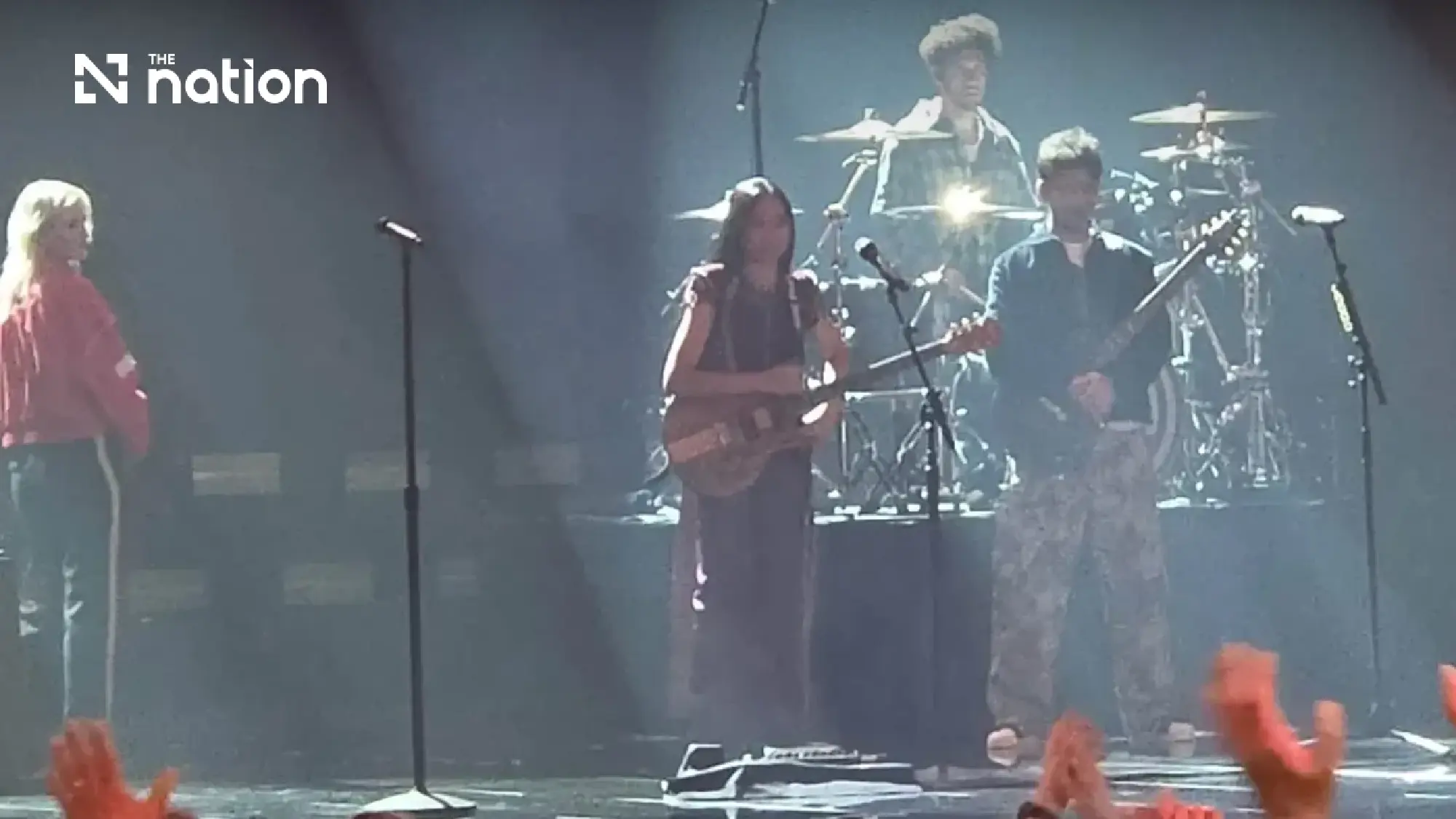 Nene Royal joins Linkin Park on AGT stage ahead of final result