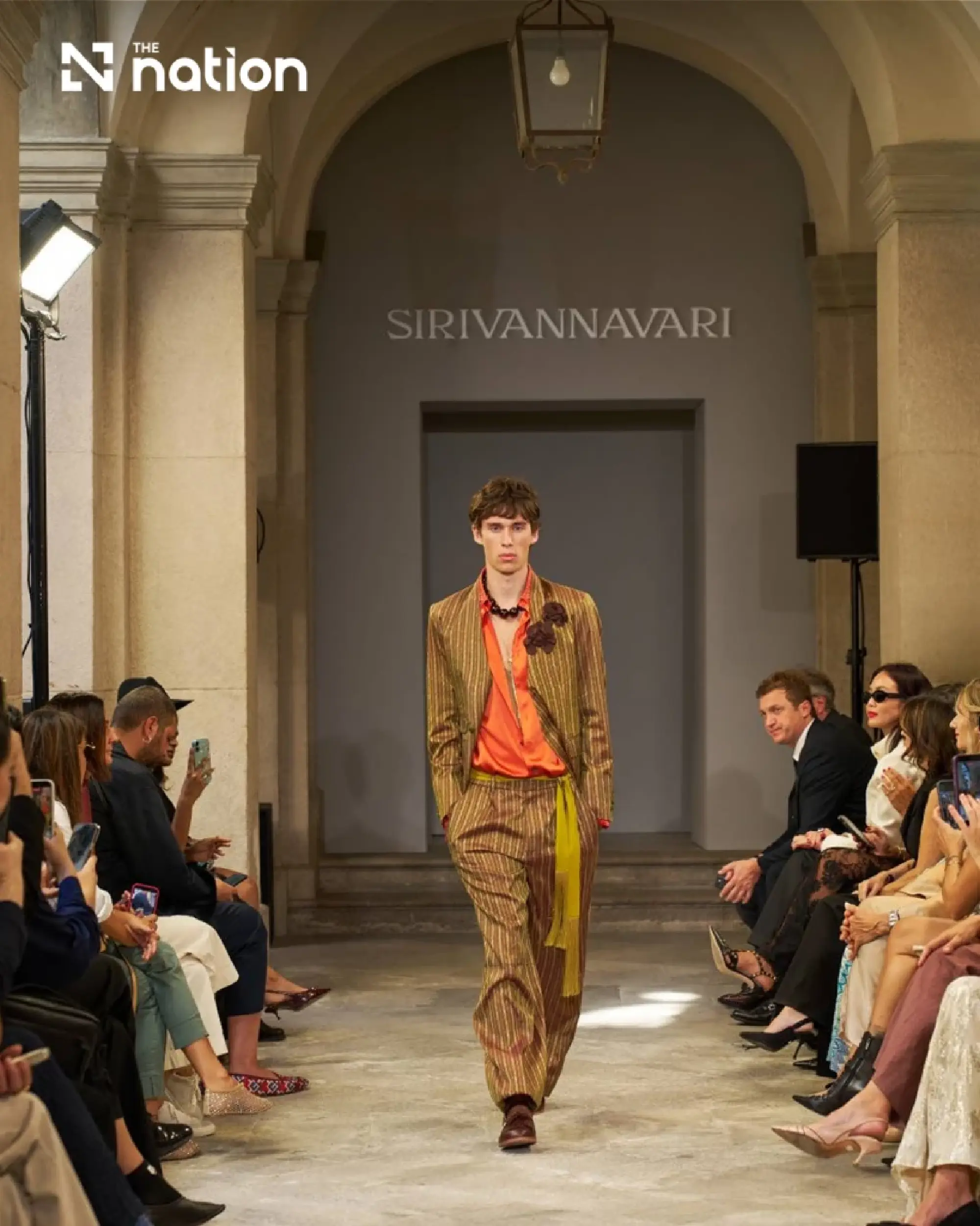 HRH Princess Sarivannavari Reinvents Thai Mudmee Silk At Milan Fashion Week
