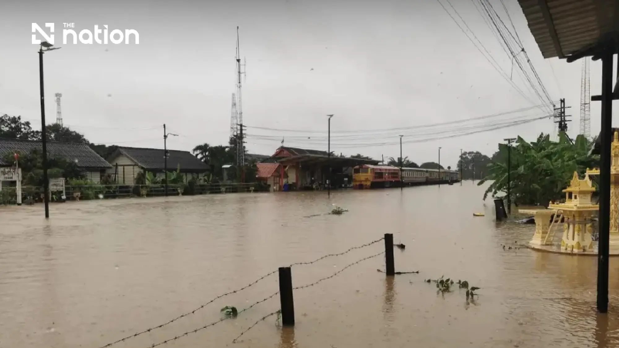 Heavy rain shuts more railway sections on Thailand's Eastern Line
