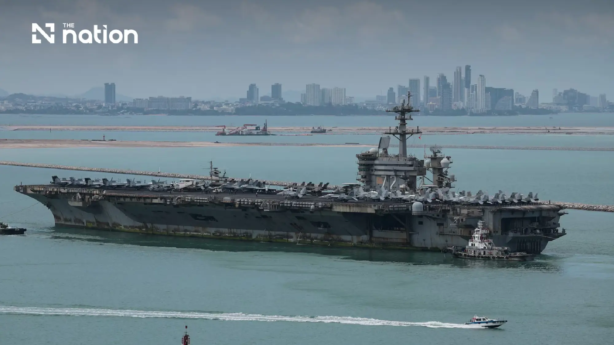 USS Abraham Lincoln departs Thailand after port visit