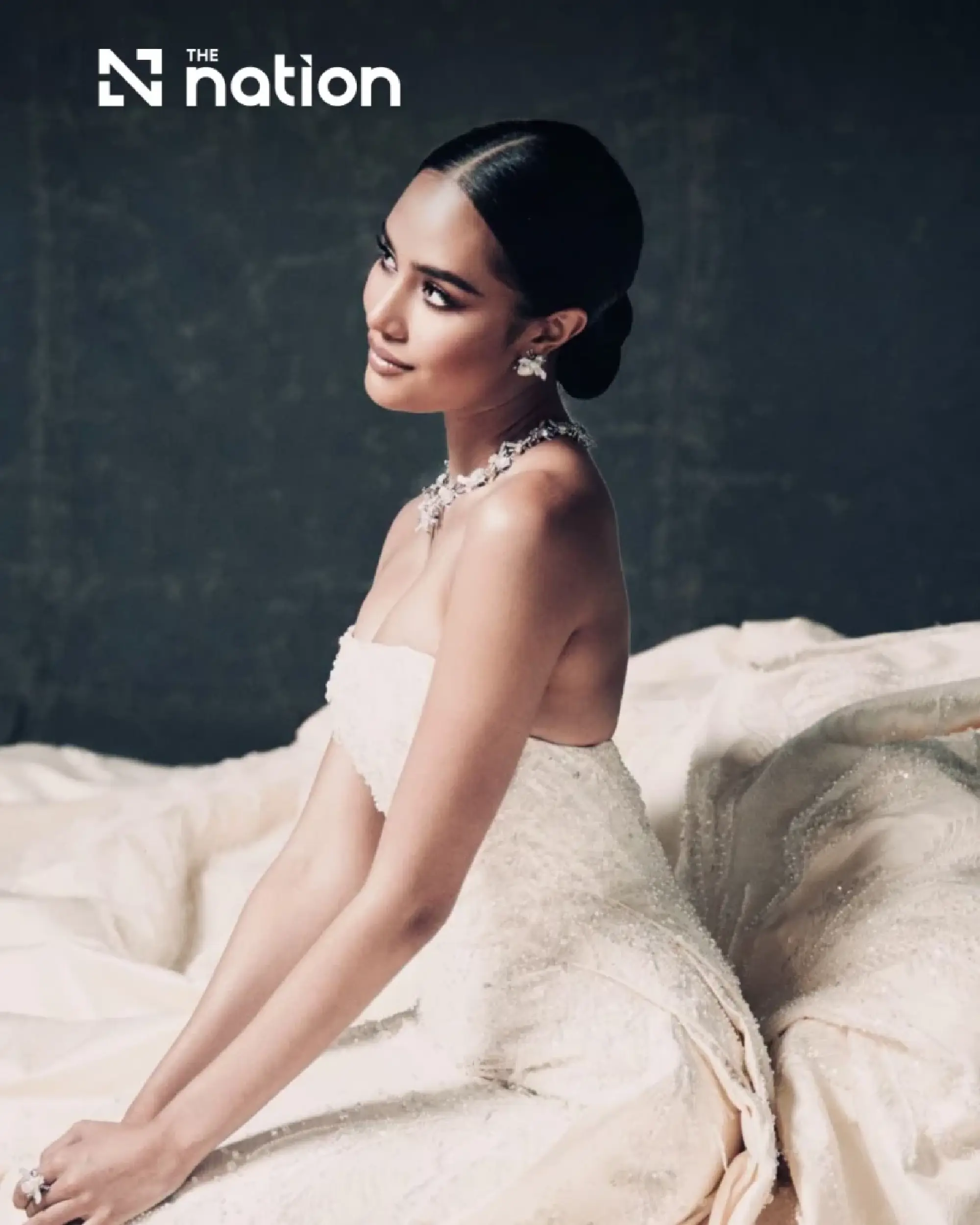 Opal ends Miss World reign in SIRIVANNAVARI silk gown