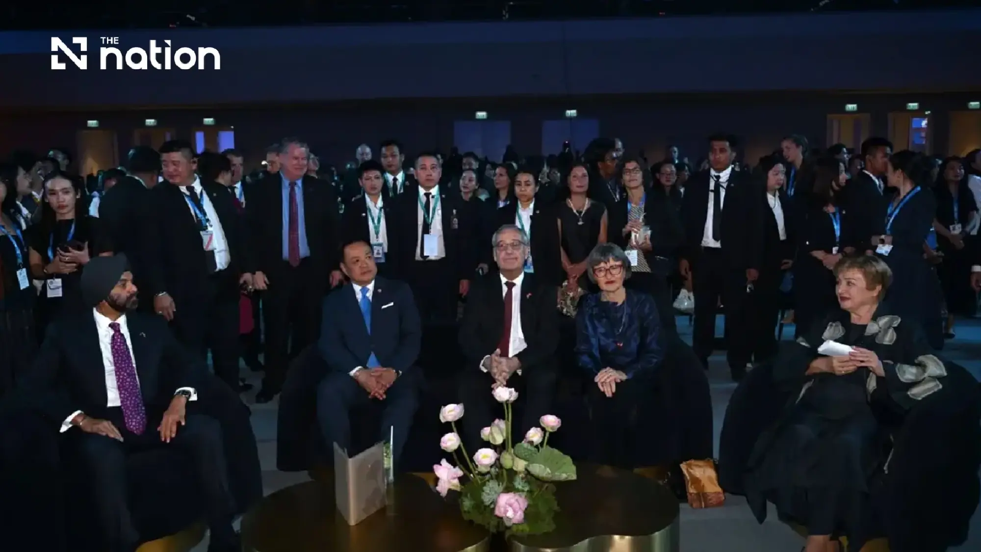 Anutin plays saxophone at IMF–World Bank reception, promotes Thai culture and hopes for lasting ties