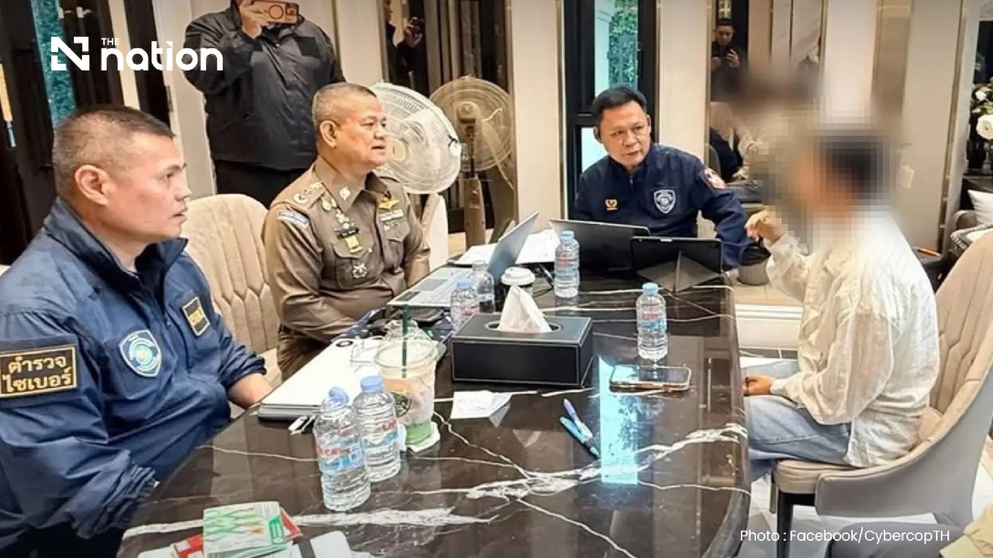 Cyber police raid student scam network, seize THB100m assets