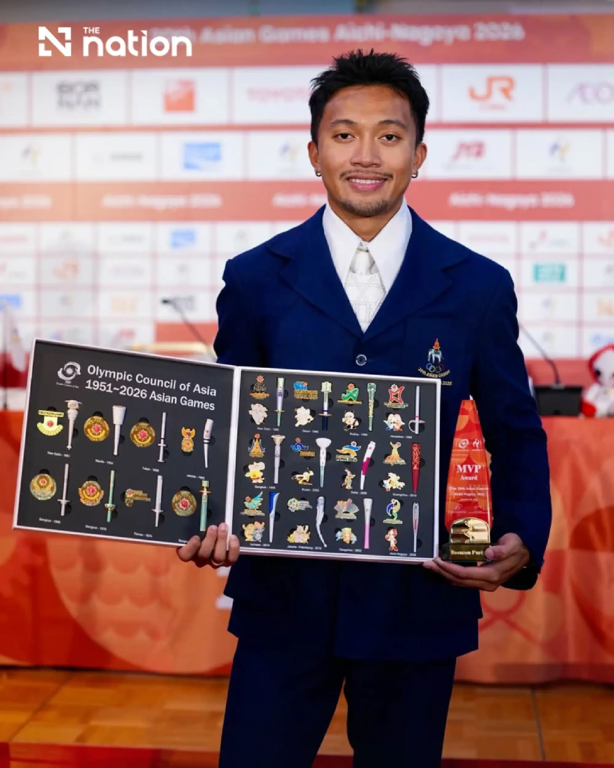Puripol Boonson wins Asian Games MVP on Oct 4 after 2 golds