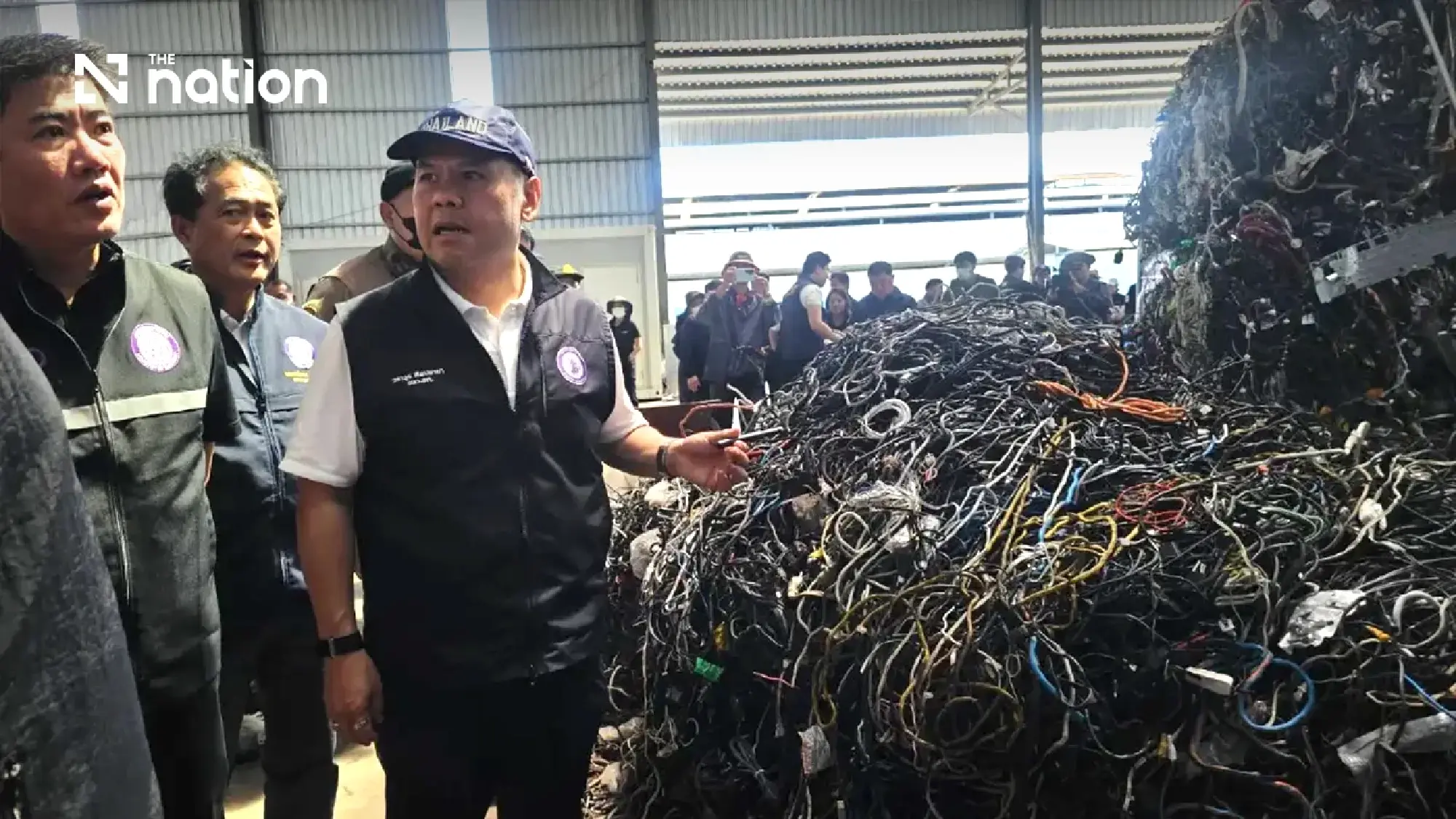 Prachin Buri residents prepare 1,300-name factory closure petition and waste removal