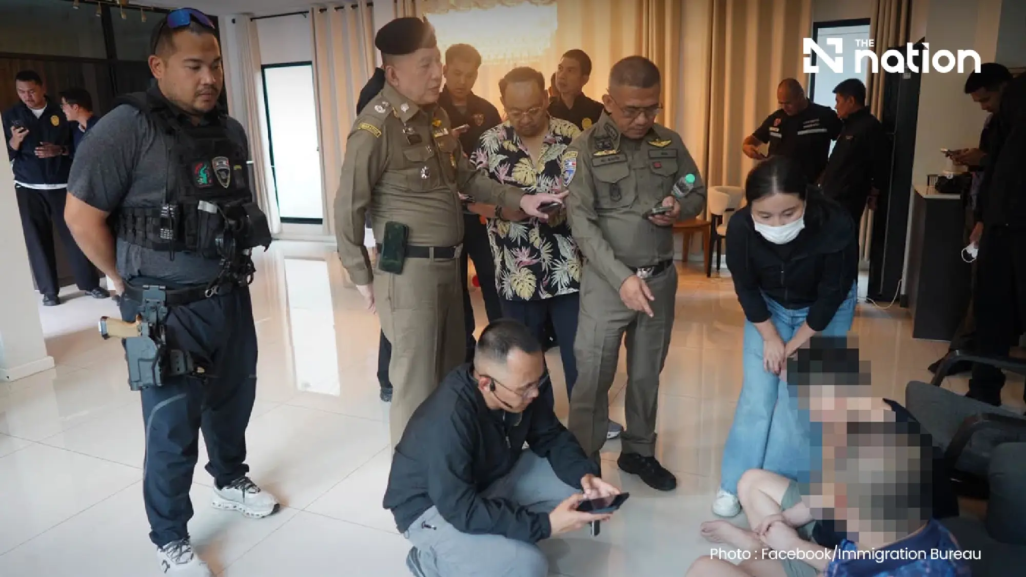 Thai police arrest 11 Chinese in Bangkok scam and gambling raids