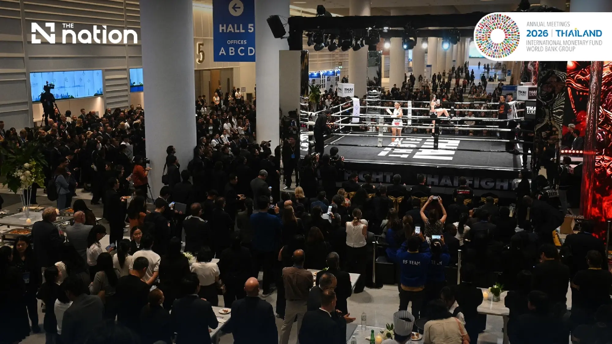 Ekniti showcases Muay Thai at IMF–World Bank meetings in Bangkok on October 15
