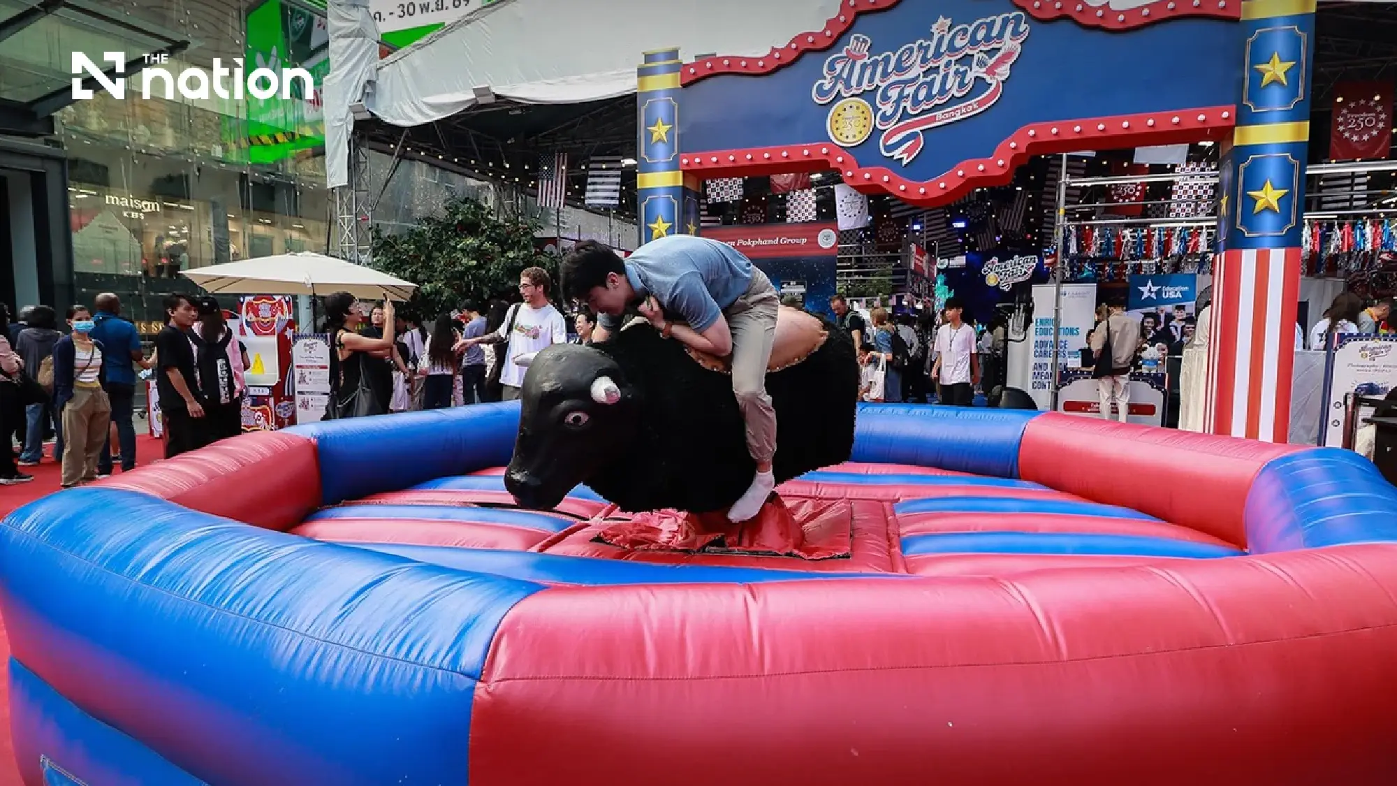 ‘Oldest friend in Asia’: Thailand and US celebrate ties over a rodeo bull