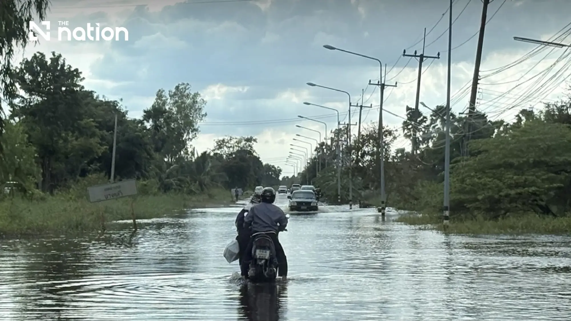 Floods affect 2.46 million people and block nine highway locations on October 12