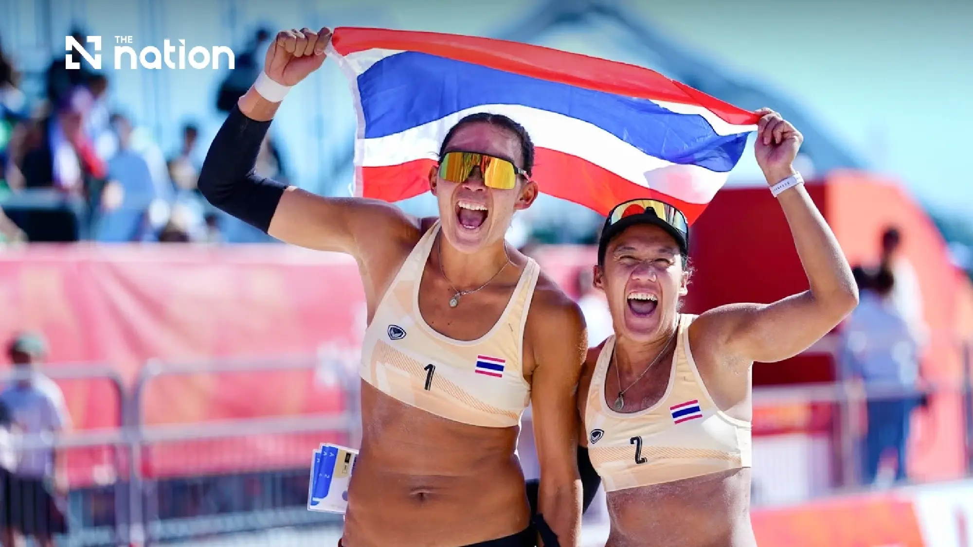 Thai women win first Asian Games beach volleyball gold in 28 years