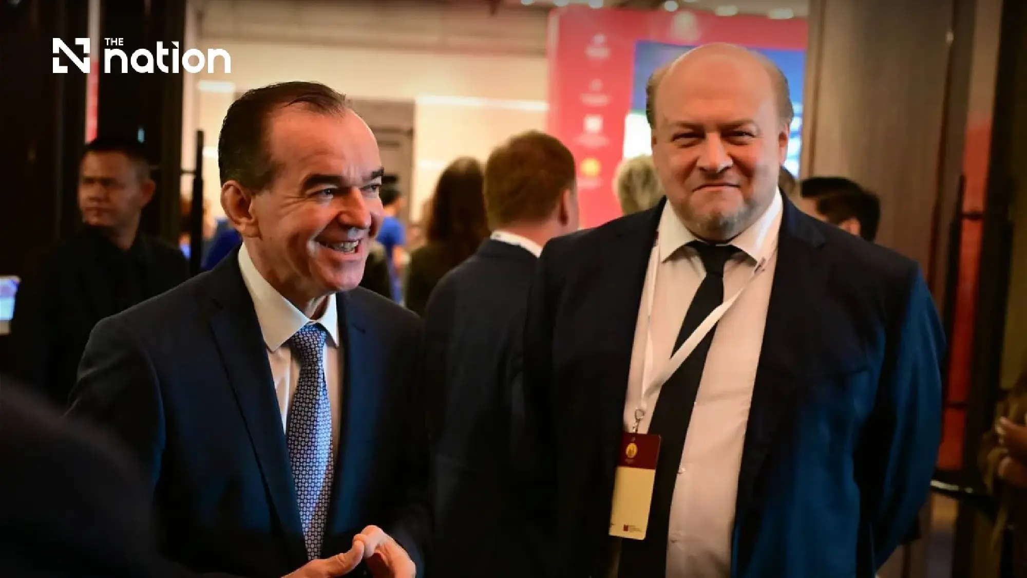 (right) Evgeny Tomikhin