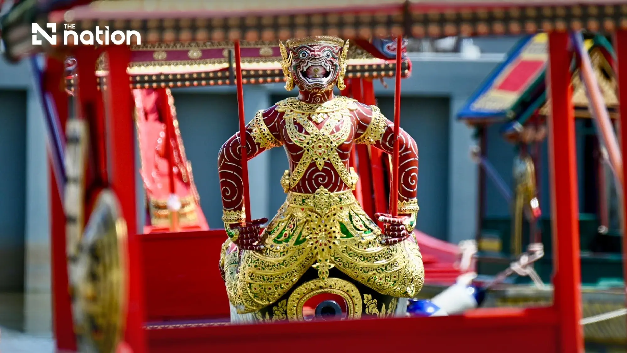 Thailand fits royal regalia to Suphannahong for barge procession