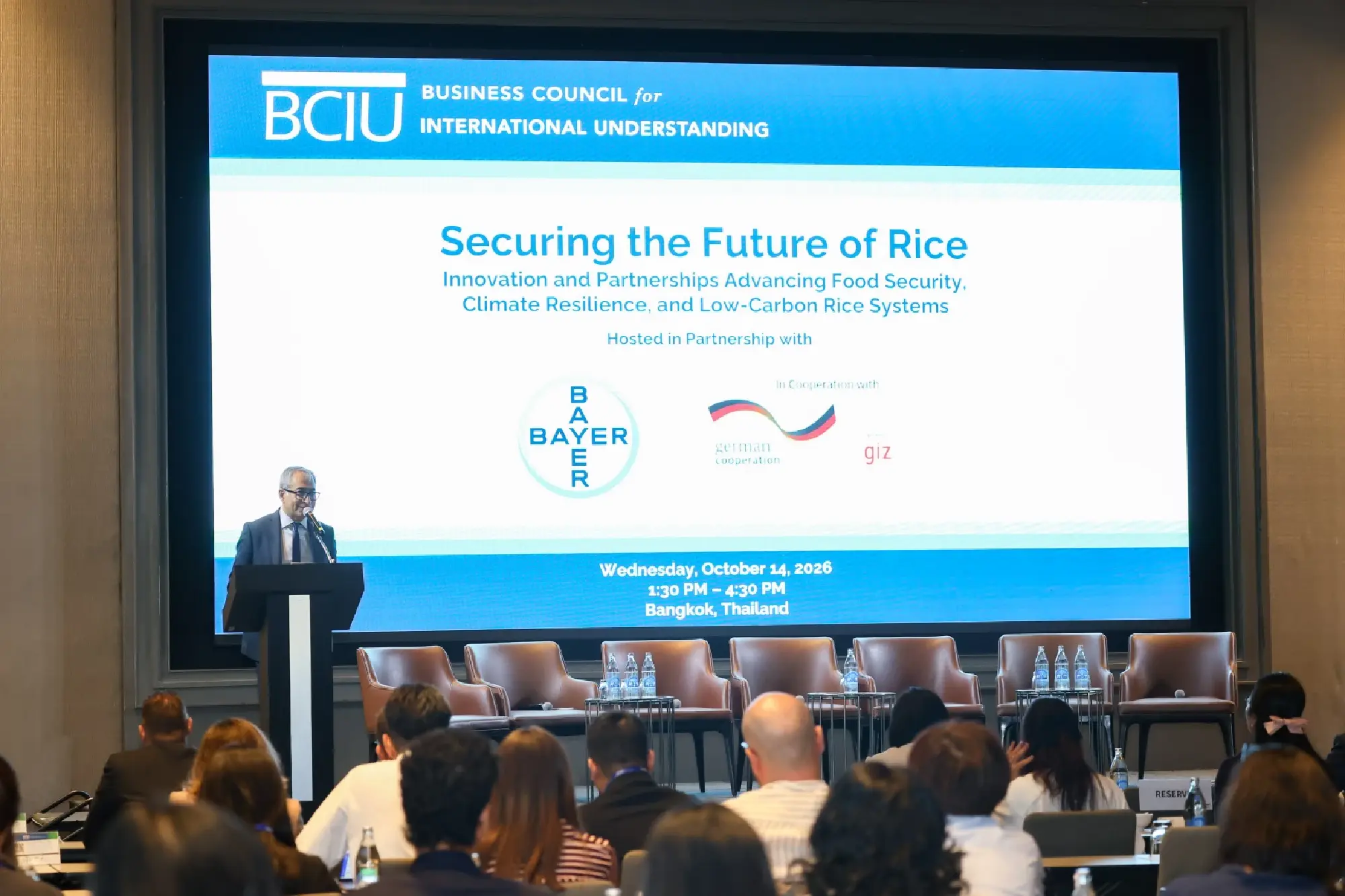Bayer, GIZ and BCIU collaboration for sustainable and low-carbon rice systems