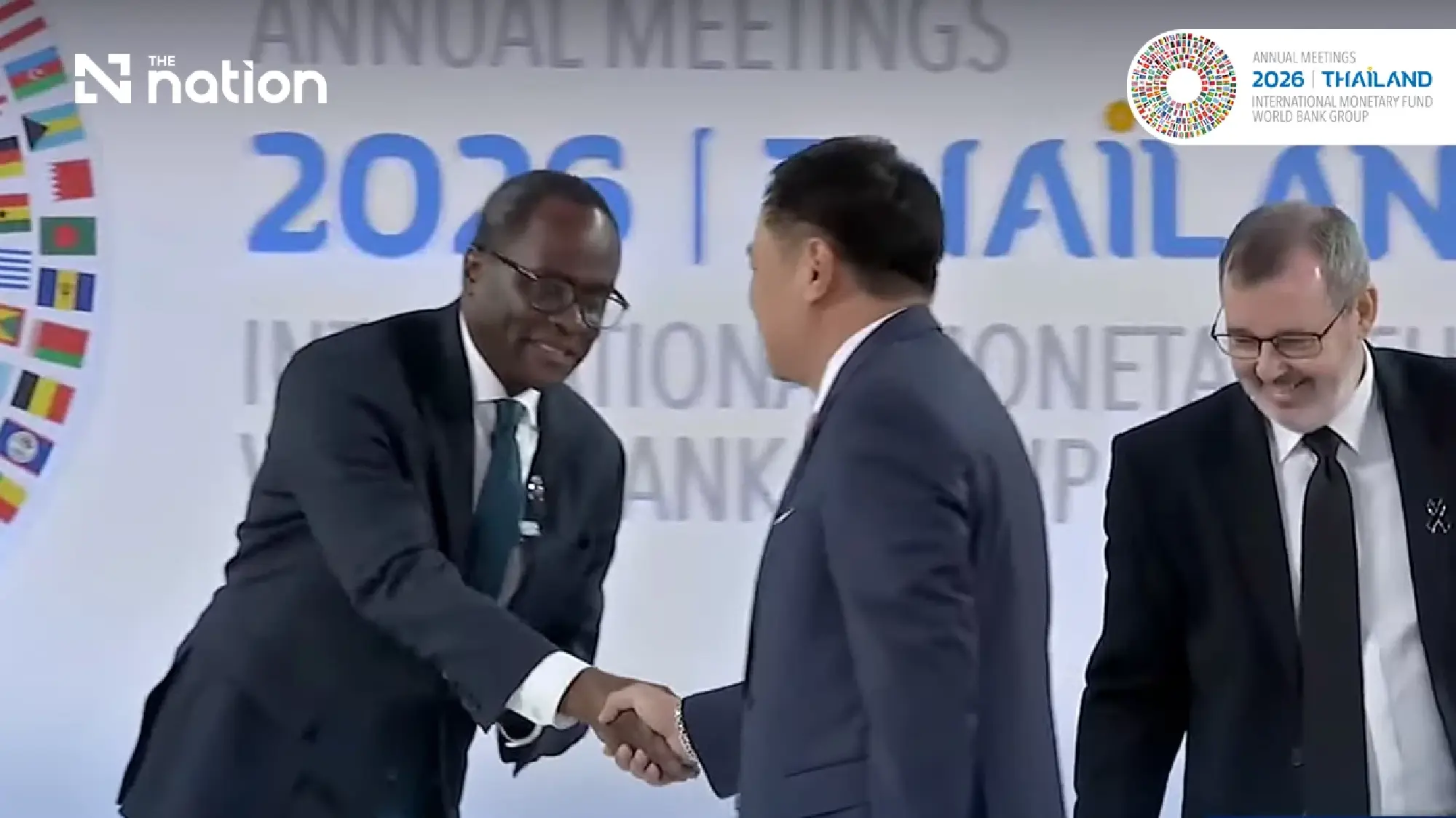 PM Anutin promotes Thailand as global connector in AI era at IMF–World Bank opening on October 16