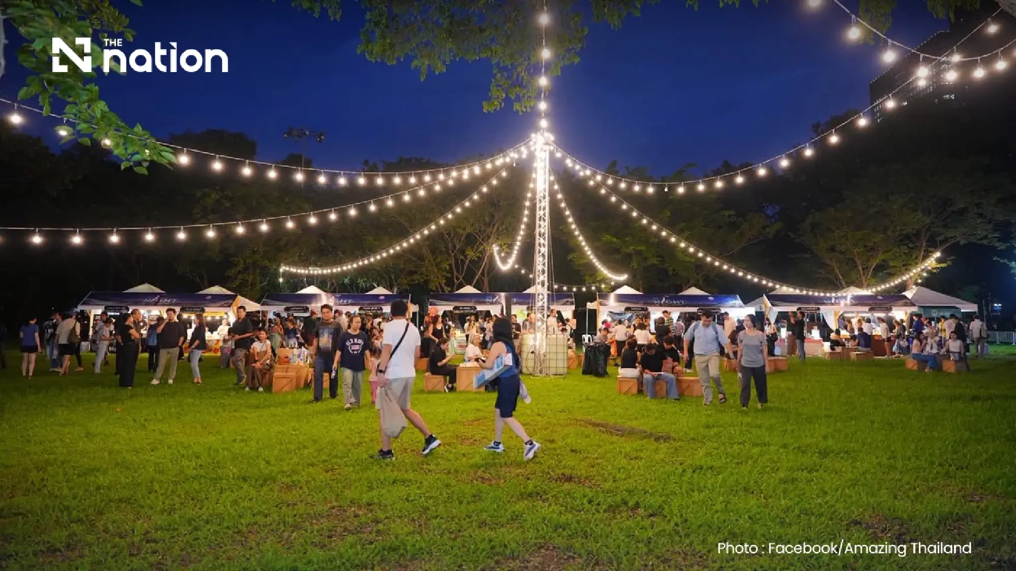 Bangkok night tourism festival brings music and art to Lumpini Park