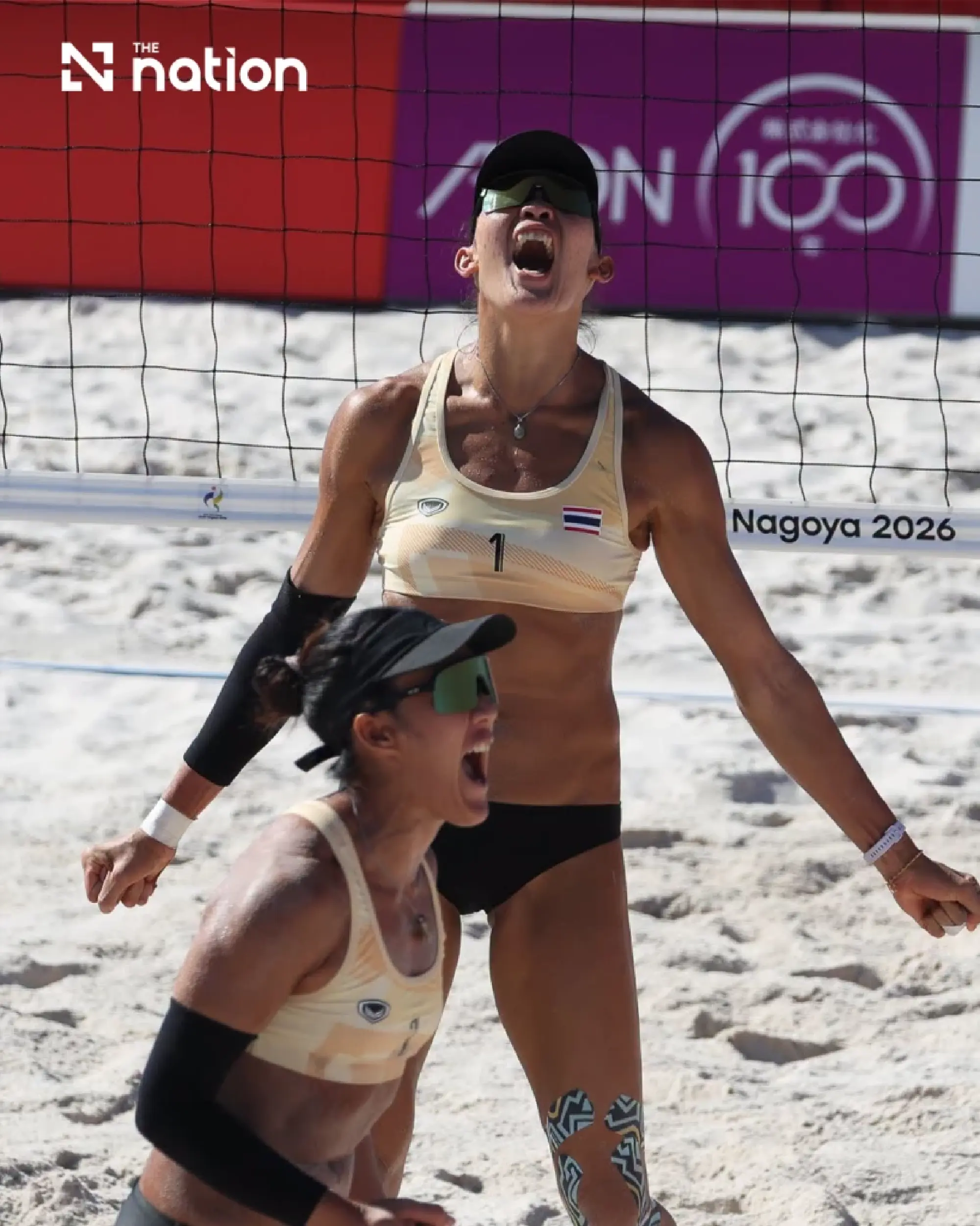 Thai women win first Asian Games beach volleyball gold in 28 years