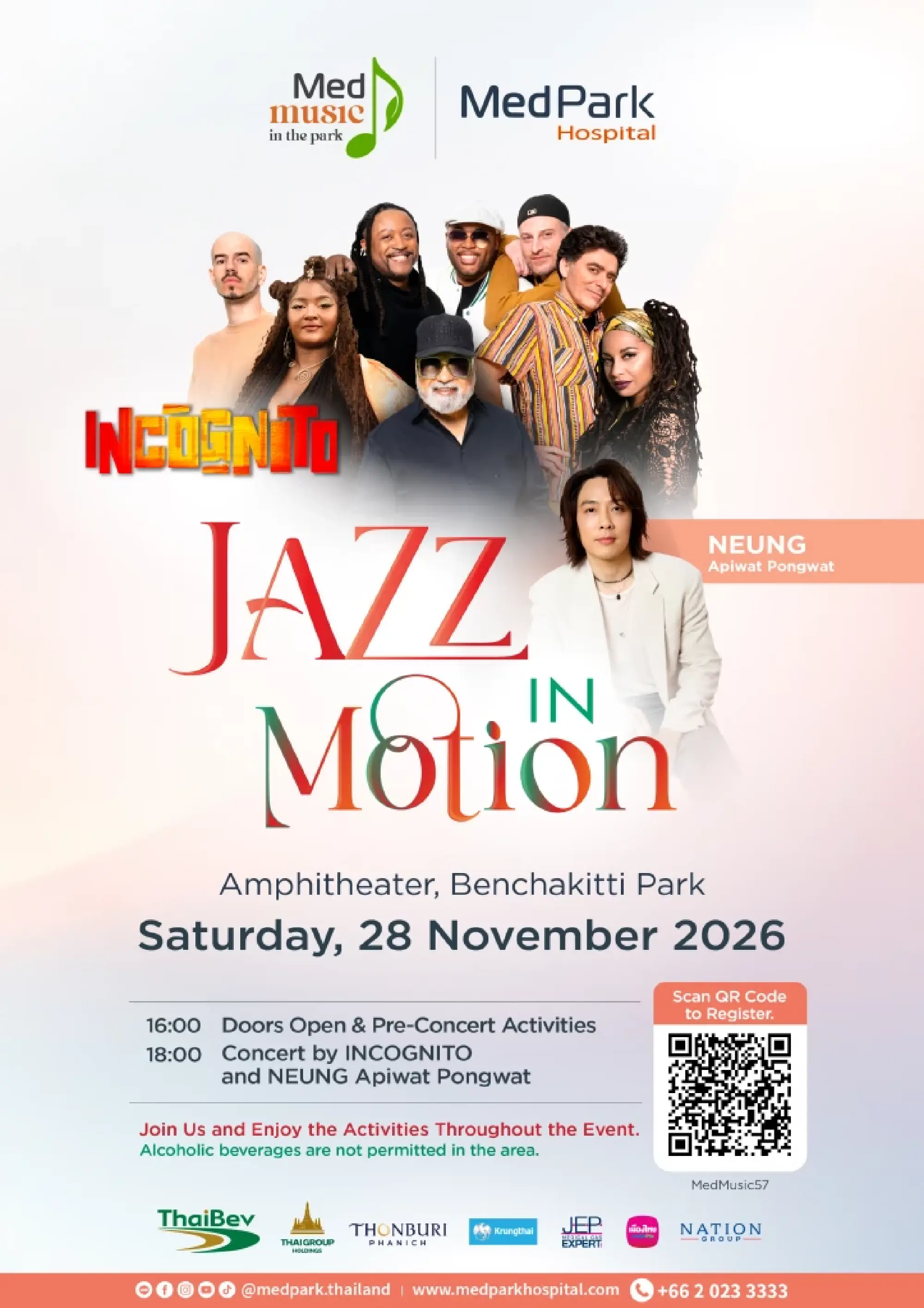 MedPark Hospital Celebrates Its 6th Anniversary with Free “MedMusic in the Park 2026” Concert at Benchakitti Park