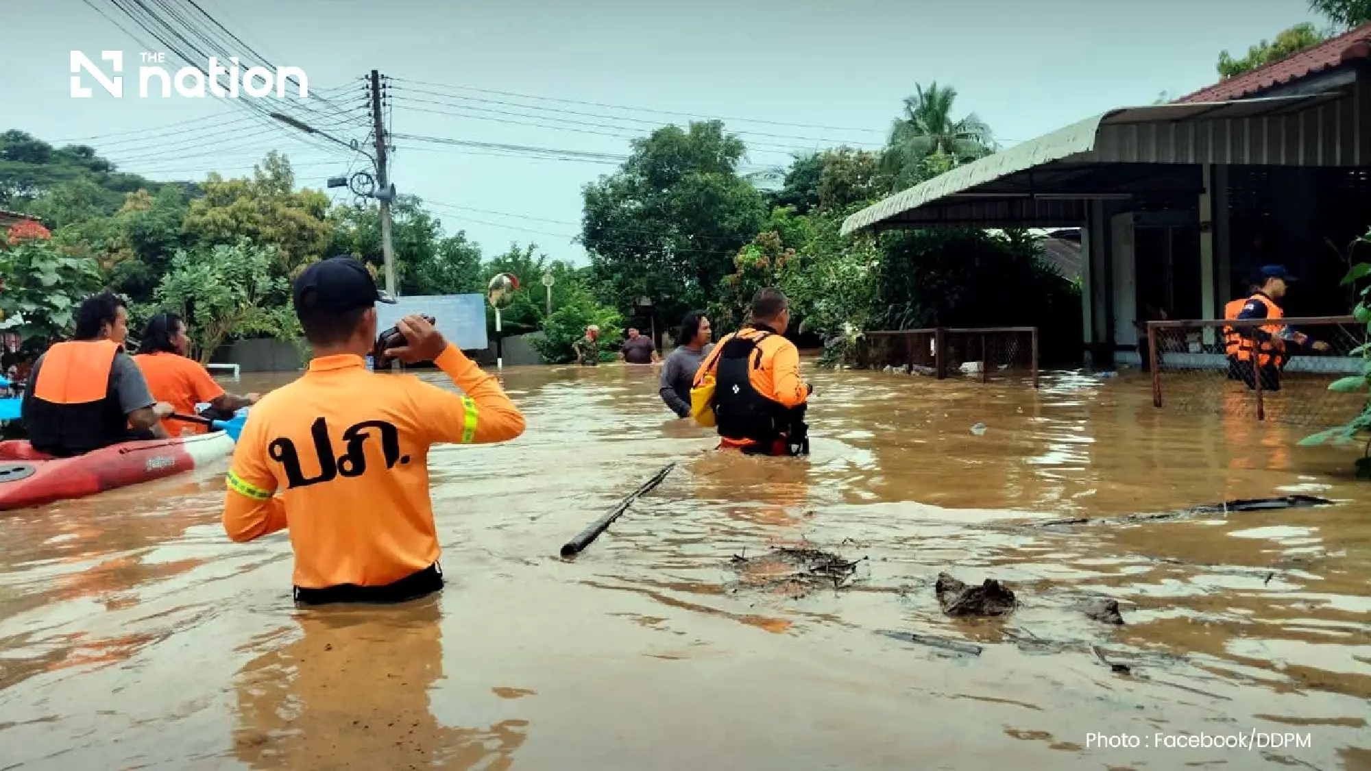 DDPM reports 3.26m people hit by Thai floods on Oct 4