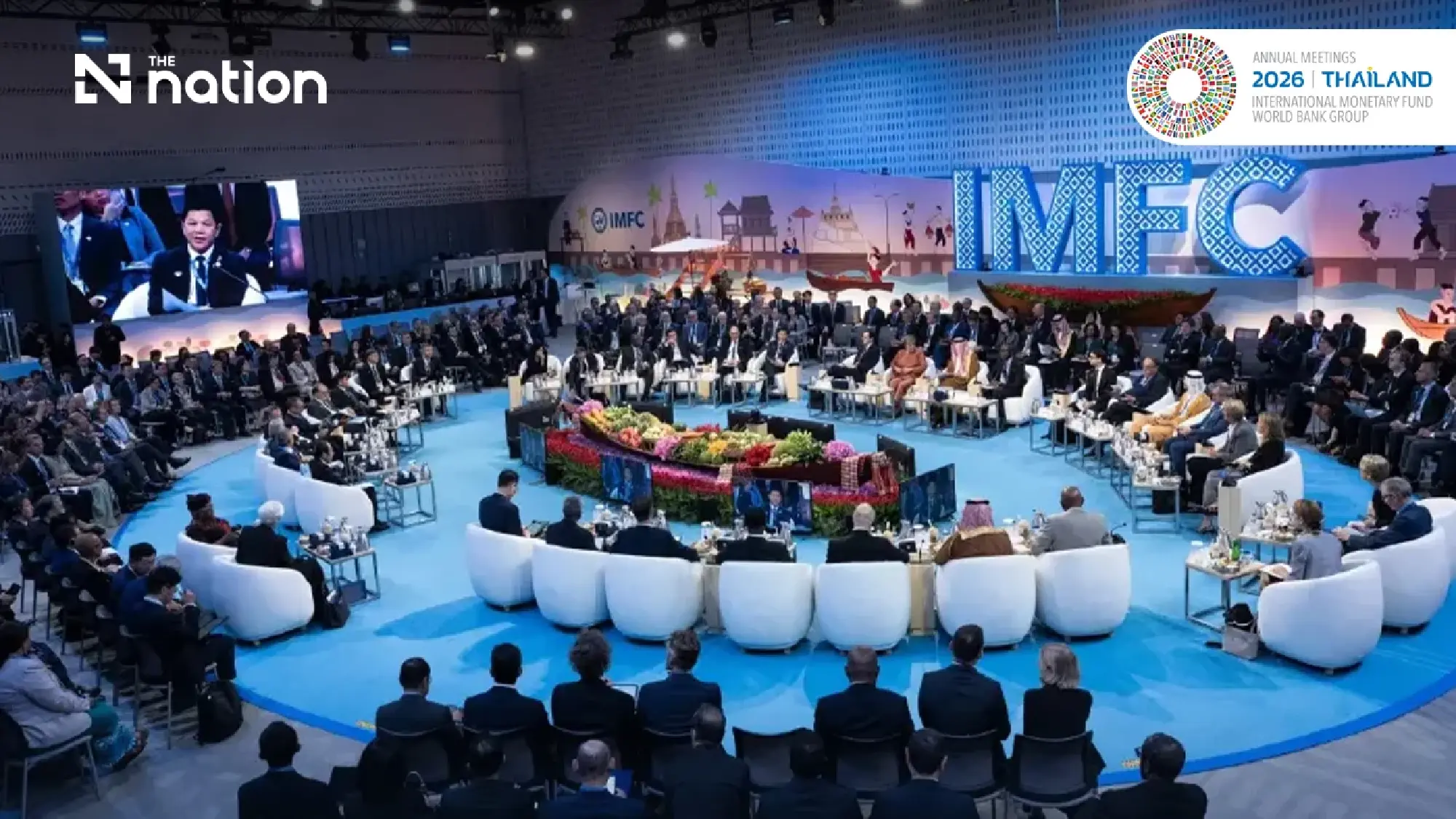 IMF forecasts 3.1% global growth in 2026 as meetings end
