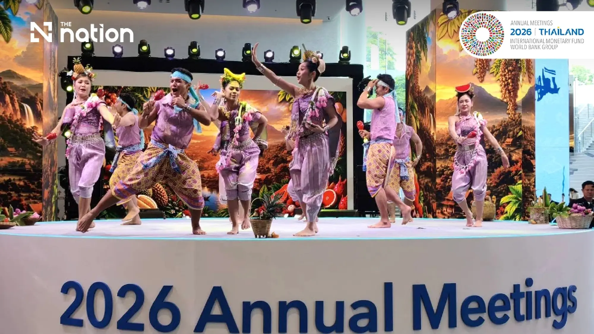 Thai fruit inspires dance at IMF–World Bank meetings in Bangkok on October 14