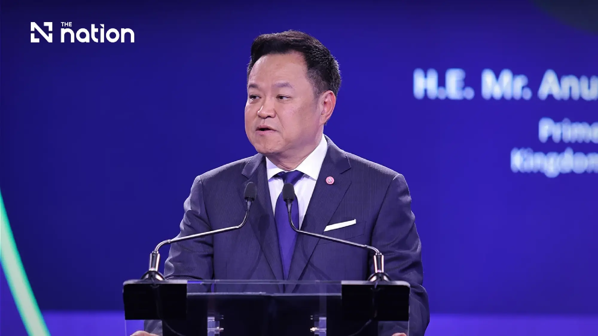 Anutin pushes job skills, global business ties at CNN forum