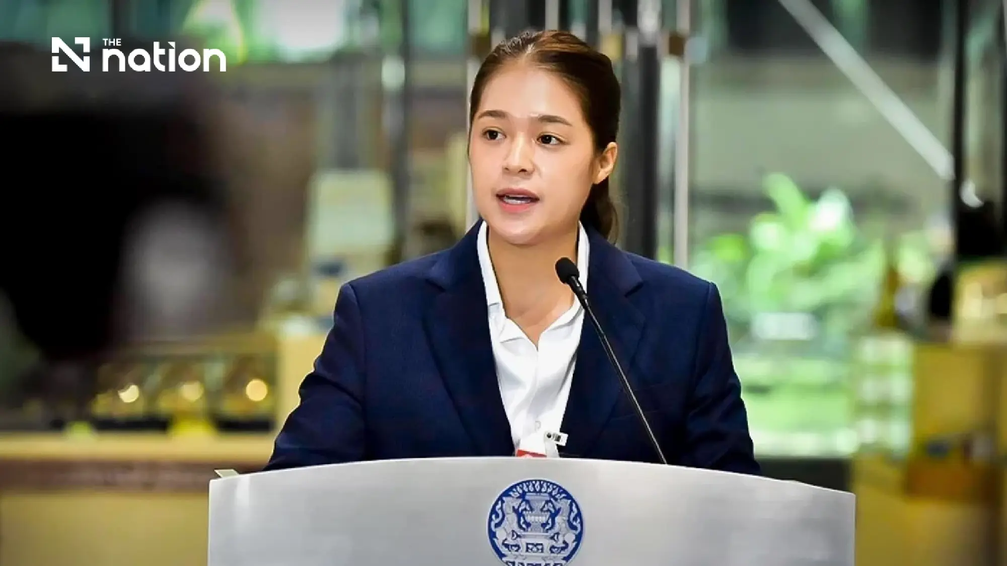 Deputy government spokesperson Ploythalay Laksameesaengchan