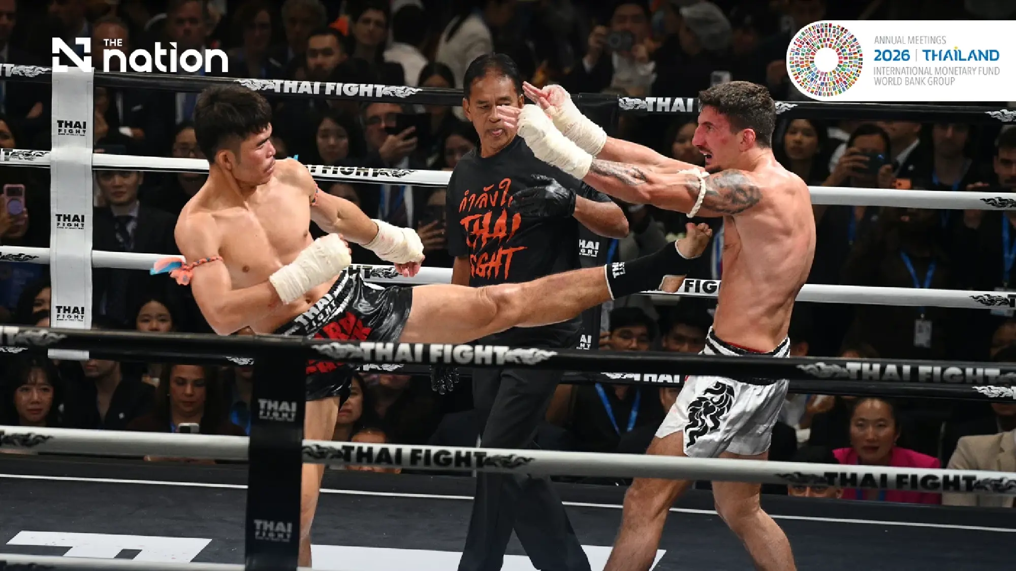 Ekniti showcases Muay Thai at IMF–World Bank meetings in Bangkok on October 15