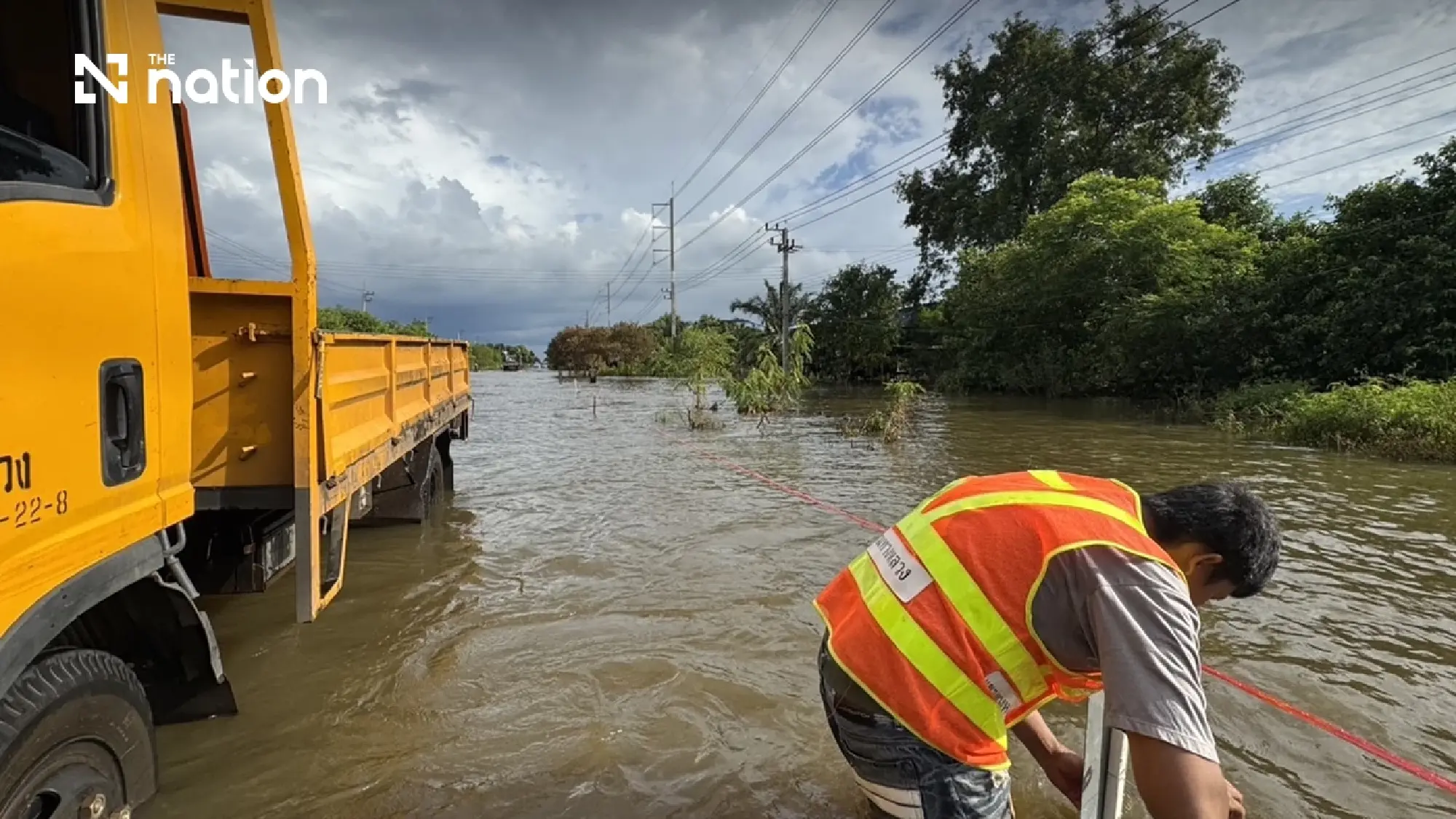 Floods affect 2.46 million people and block nine highway locations on October 12