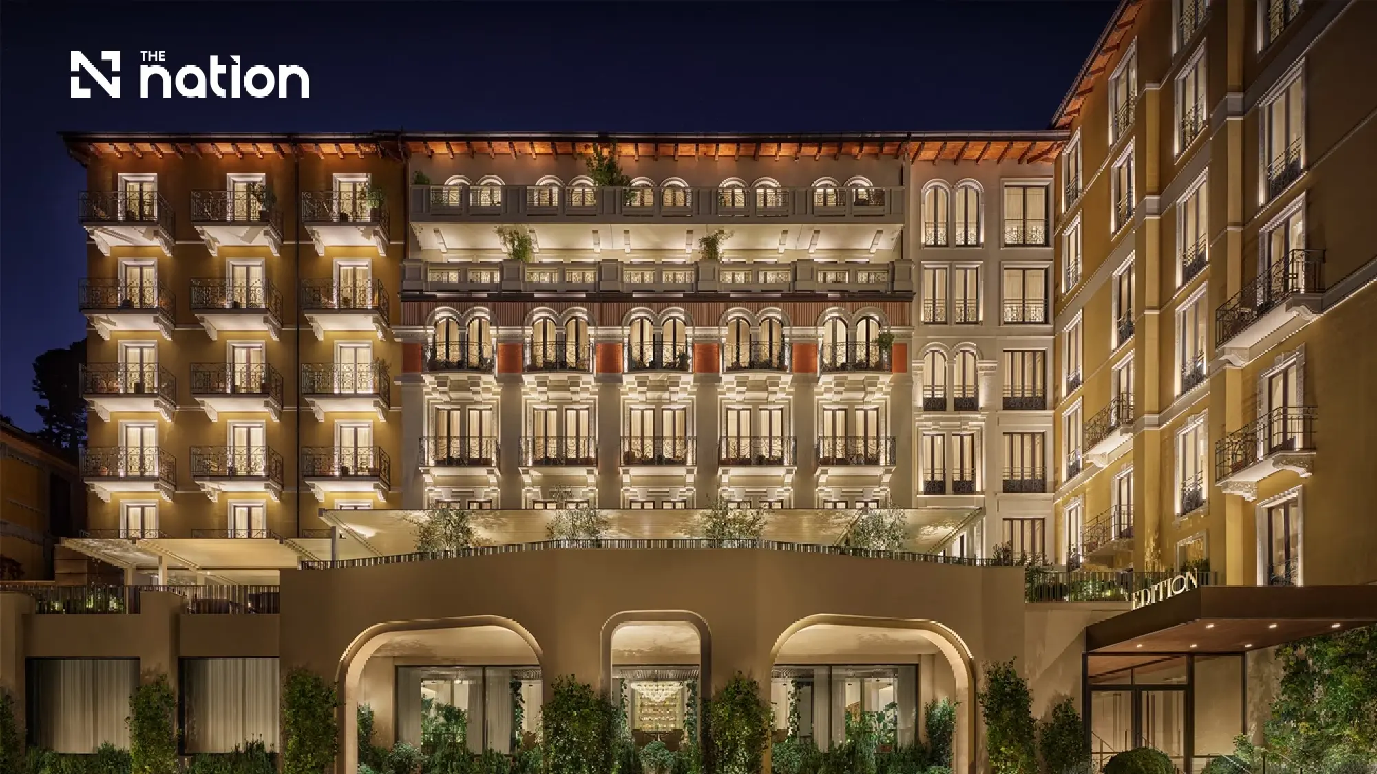 The Lake Como EDITION, an ultra-luxury five-star hotel and a new landmark on the shores of Lake Como, Italy.