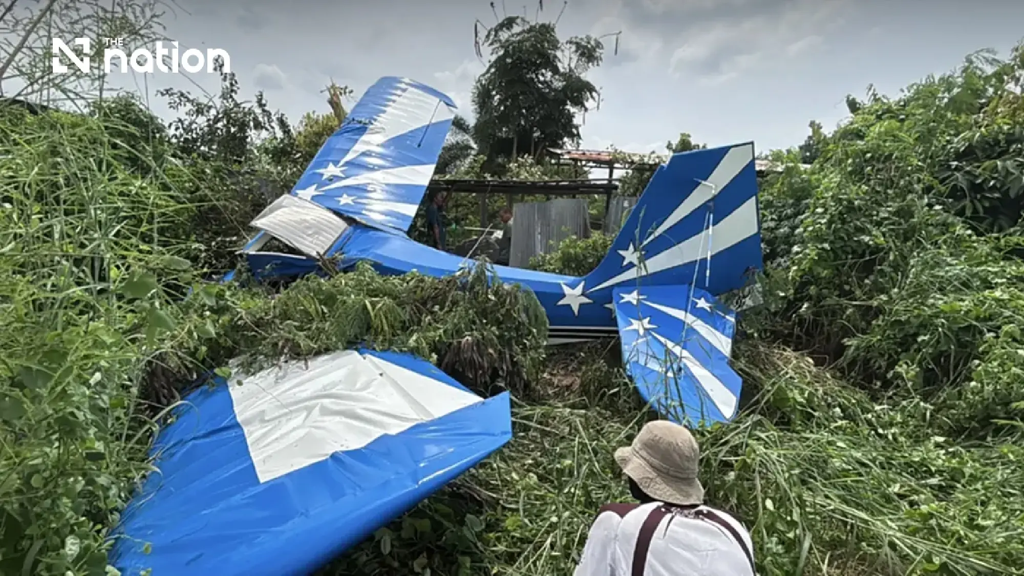Small plane crashes in Chonburi, one foreign national injured