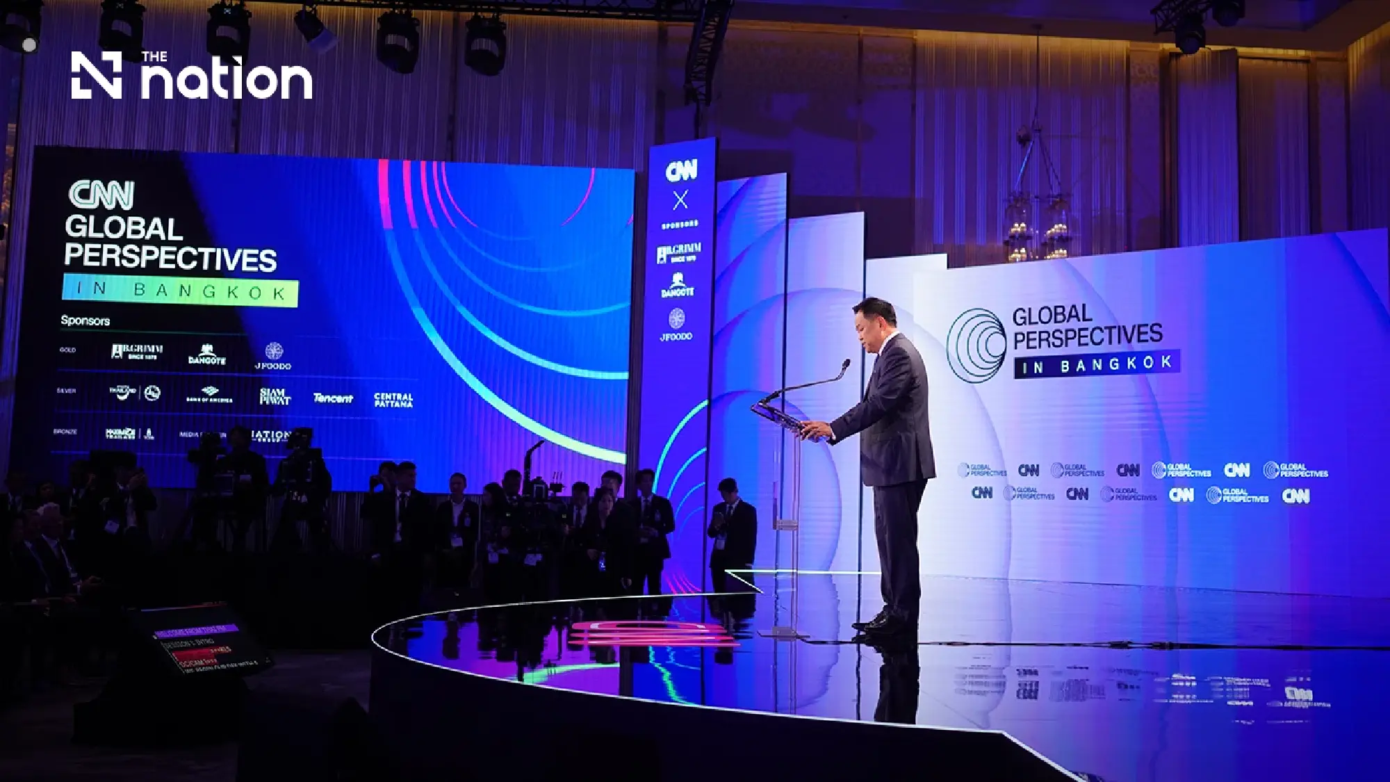 Anutin pushes job skills, global business ties at CNN forum
