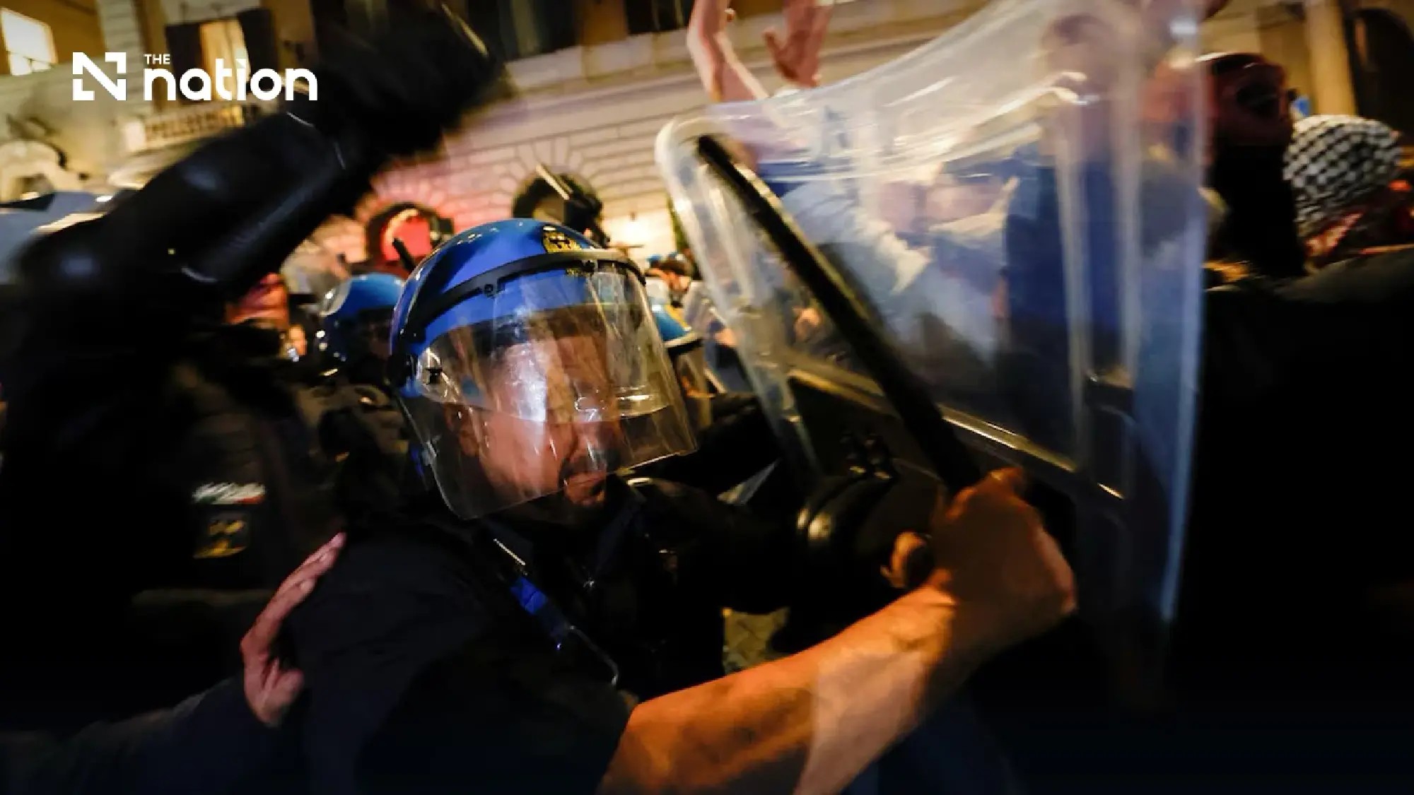 Clashes reported at protests over war and rising living costs in Italy