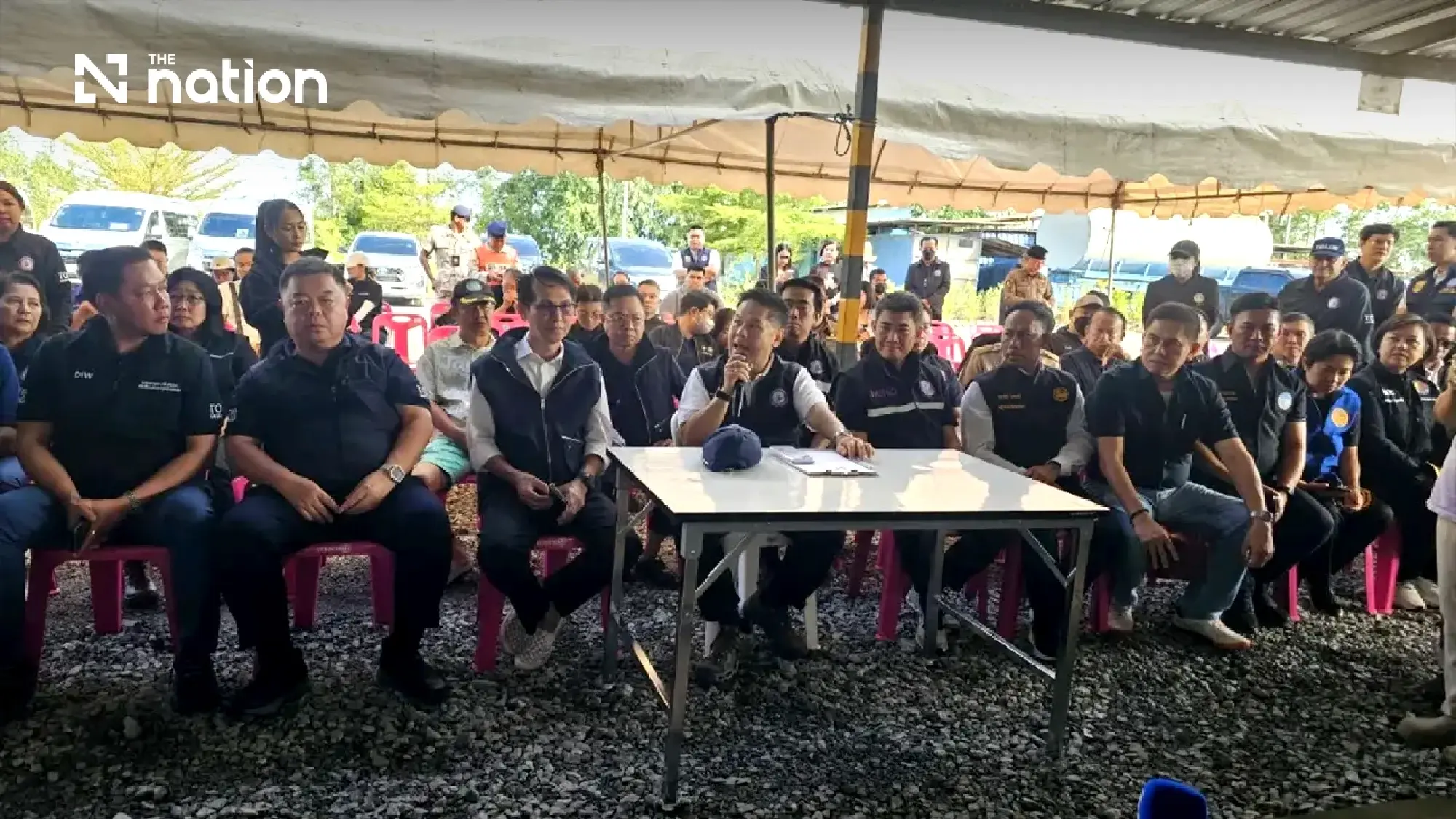 Prachin Buri residents prepare 1,300-name factory closure petition and waste removal