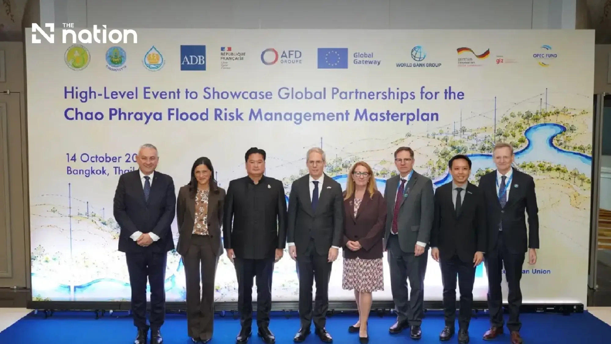 Team Europe backs 20-year plan to cut Bangkok and Chao Phraya flood risks