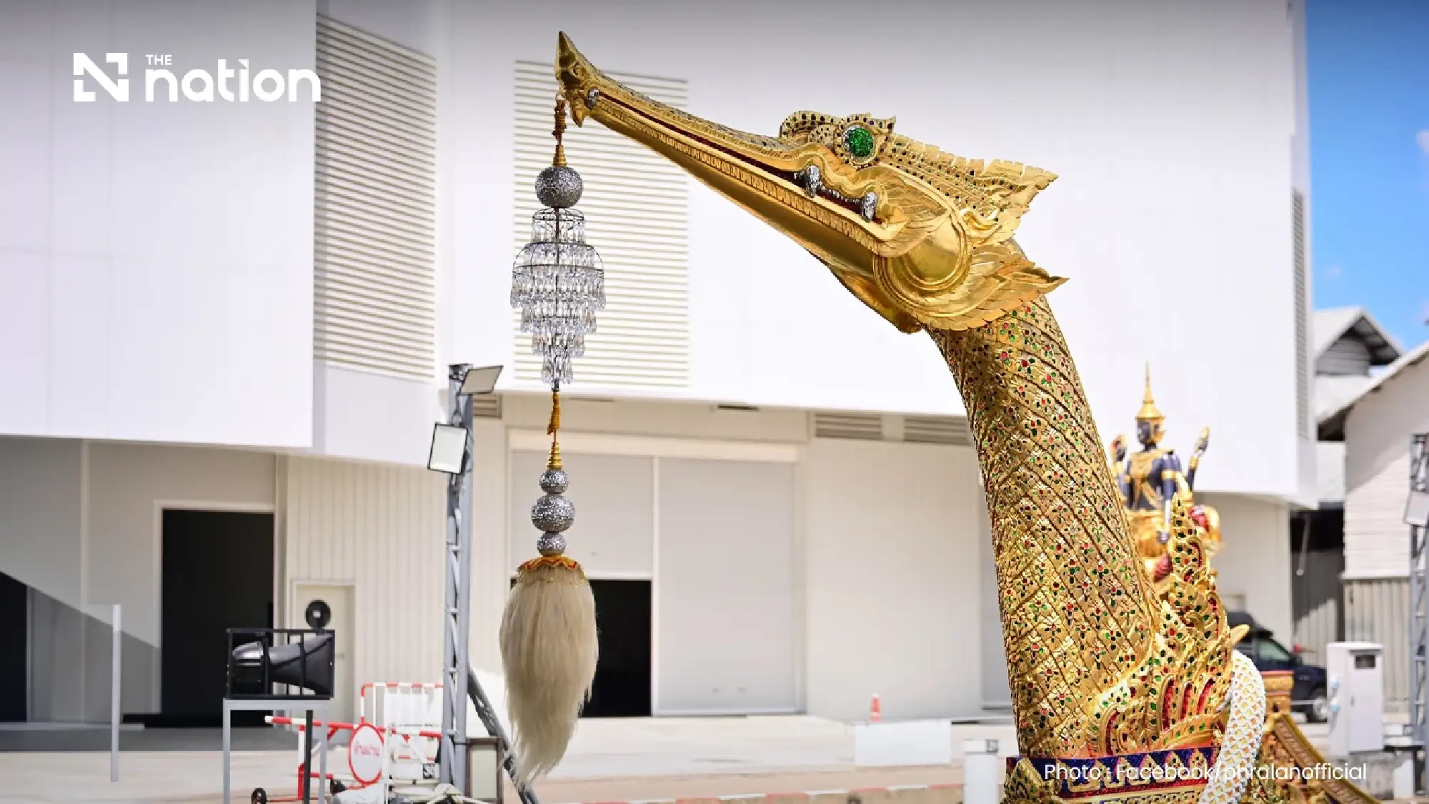 Thailand fits royal regalia to Suphannahong for barge procession