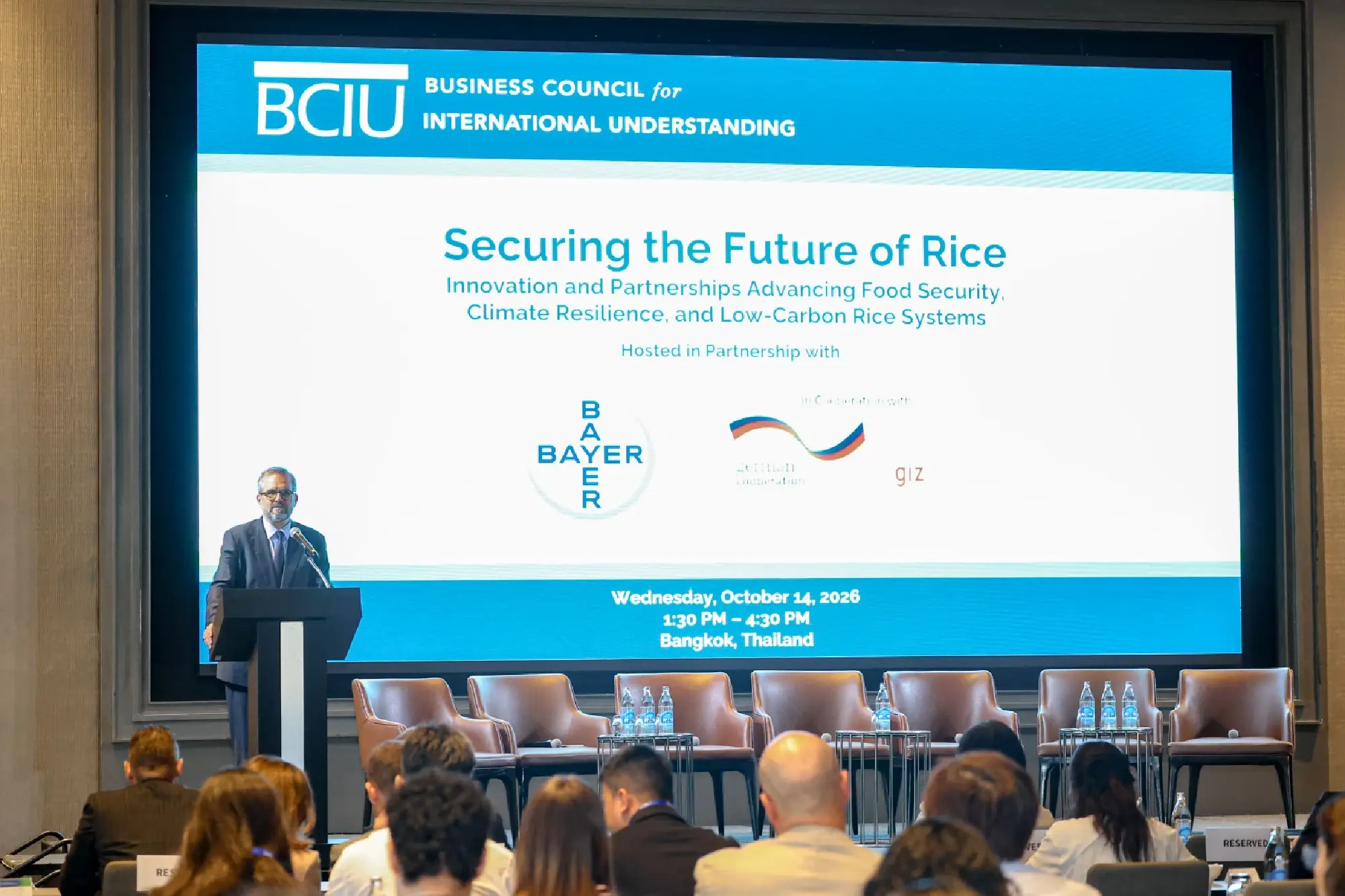 Bayer, GIZ and BCIU collaboration for sustainable and low-carbon rice systems