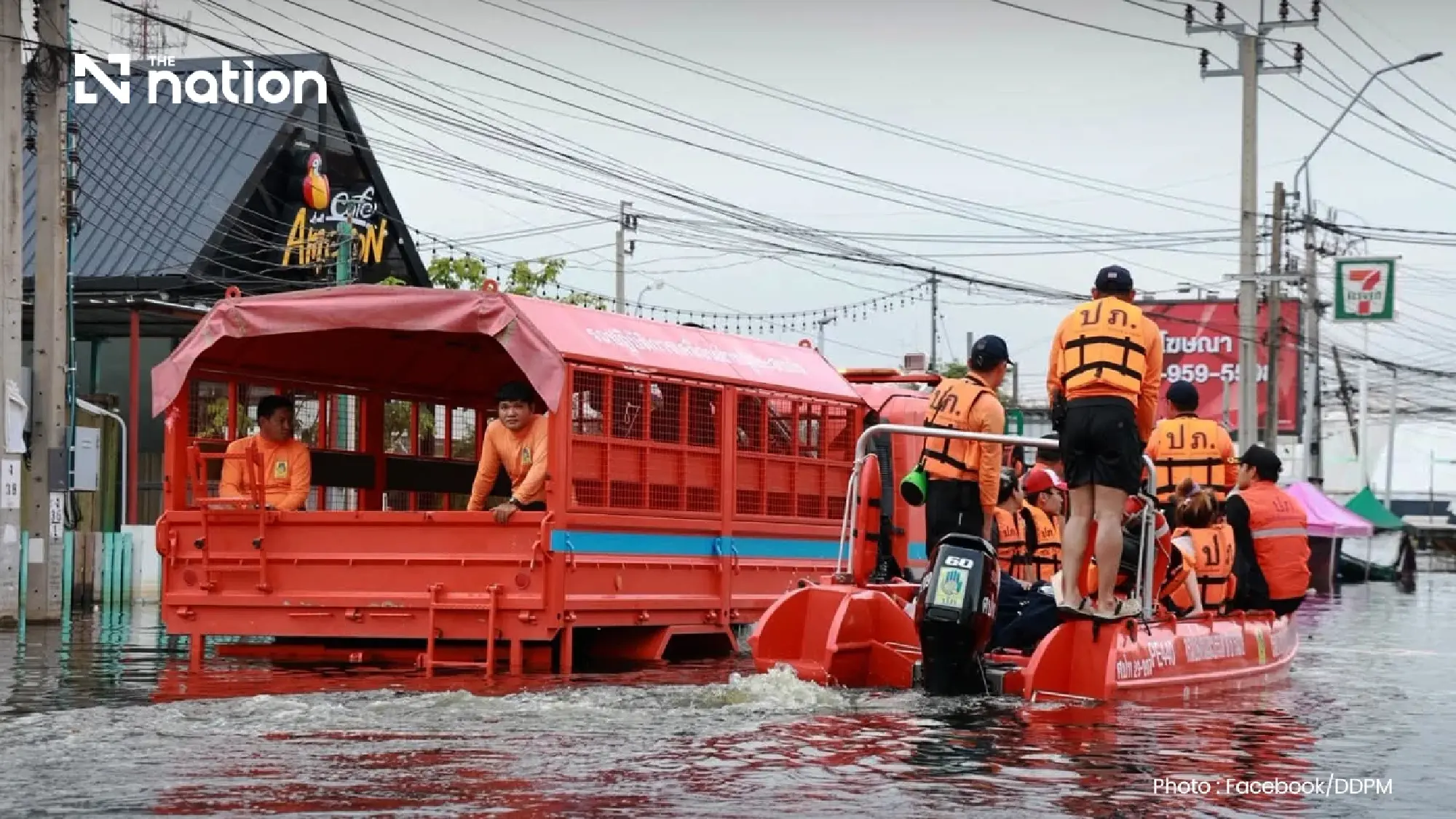 DDPM reports 3.26m people hit by Thai floods on Oct 4