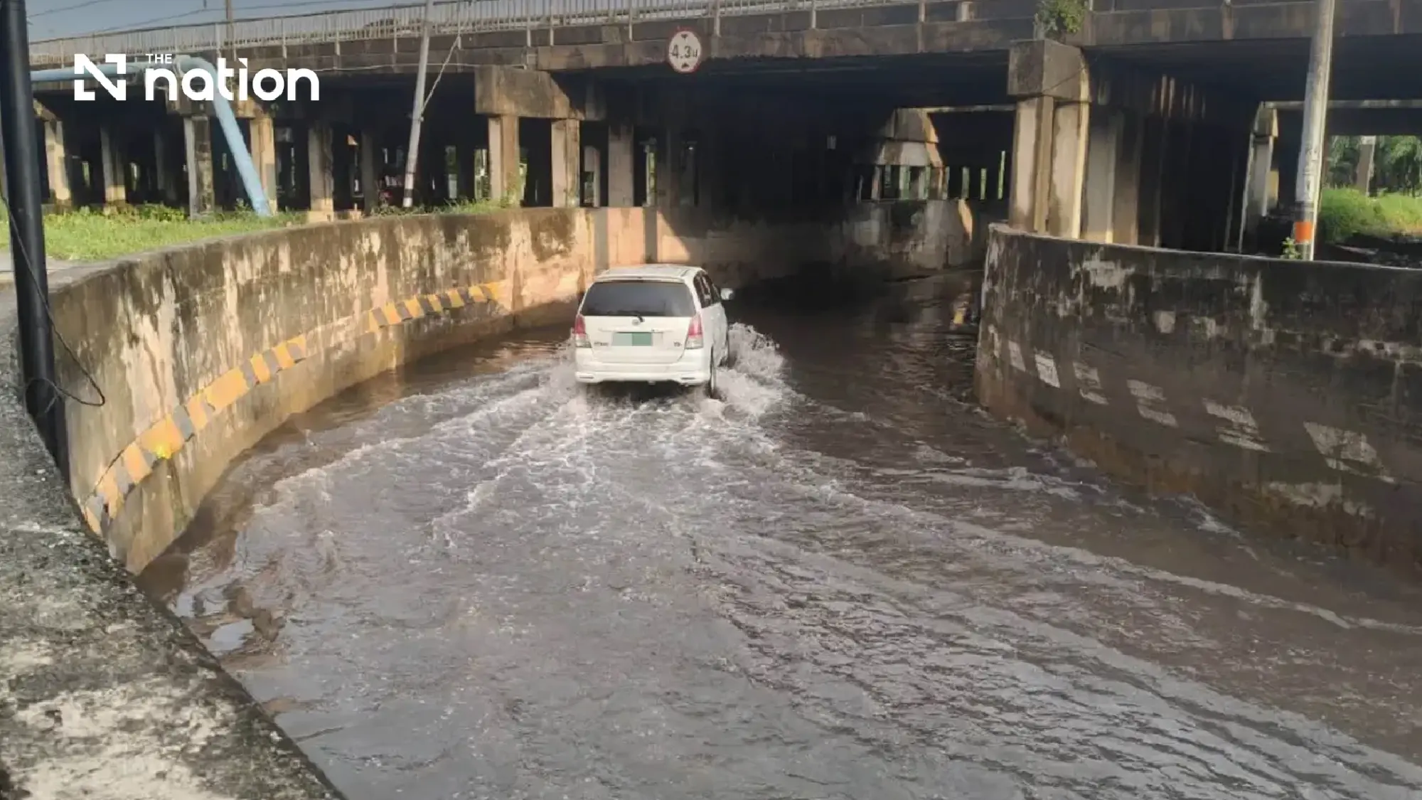Bangkok roads flooded after overnight rain with more storms forecast