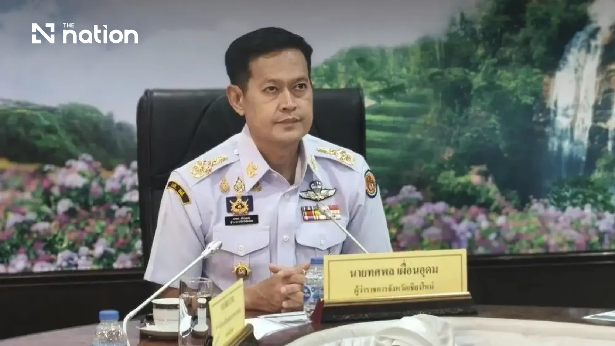 Chiang Mai storm lasts over an hour as roads flood on Oct 5