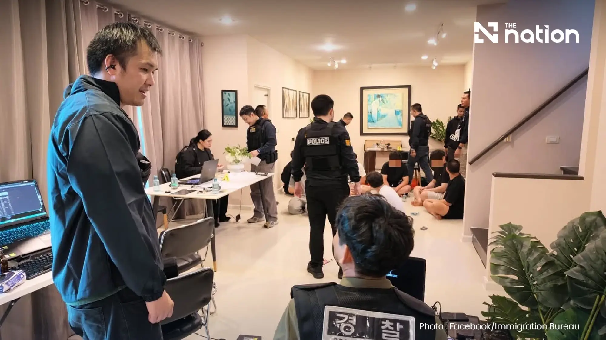 Thai police arrest 8 South Korean and 2 Chinese scam suspects