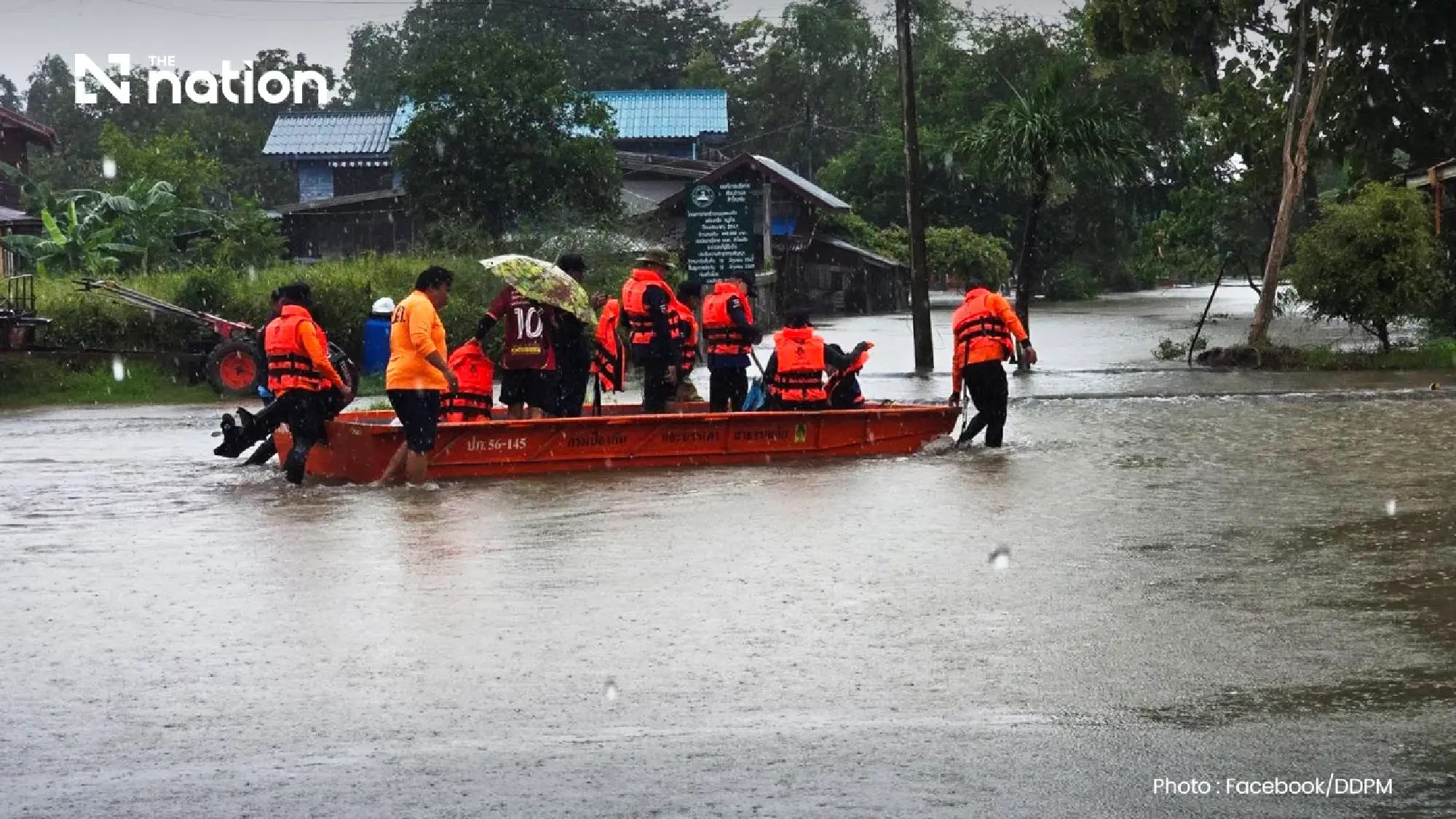 DDPM reports 3.26m people hit by Thai floods on Oct 4