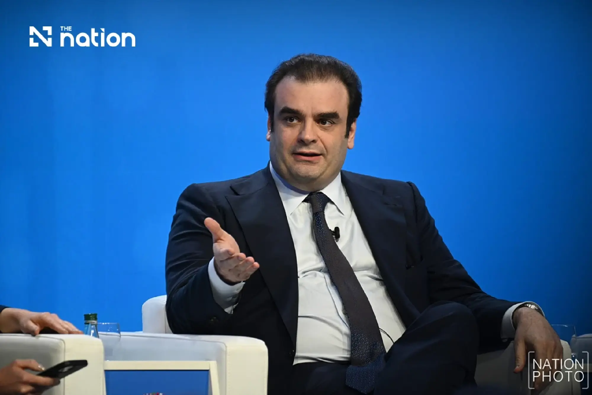 Kyriakos Pierrakakis, president of the Eurogroup and Greece’s minister of economy and finance
