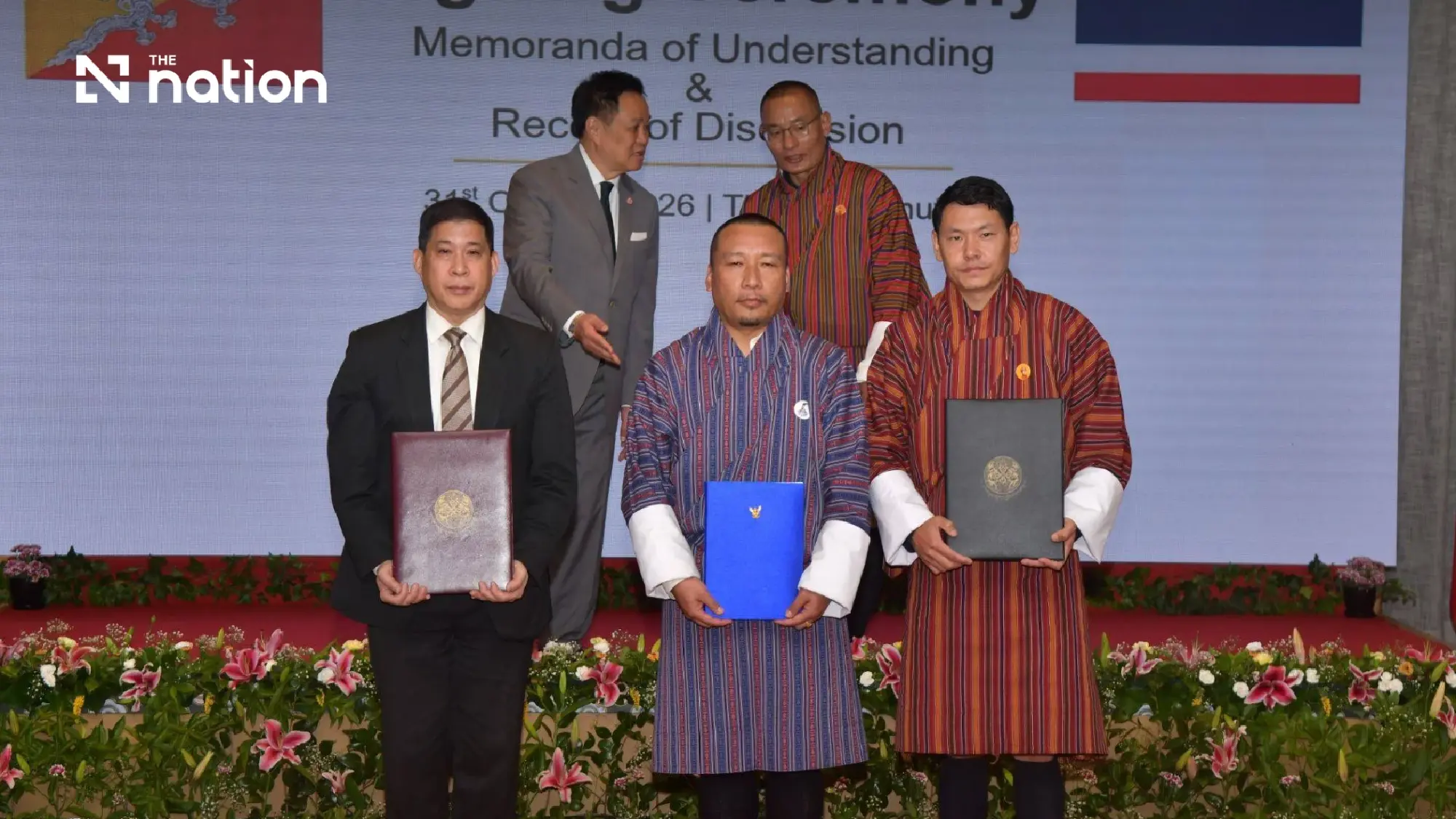 Thailand and Bhutan sign 3 cooperation deals on October 31