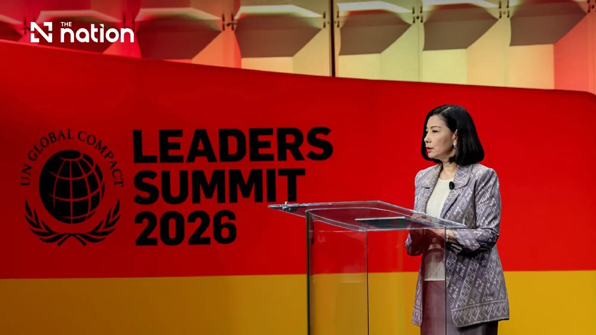 Chadatip Chutrakul Brings Thai Leadership to the Global Stage at UN Global Compact Leaders Summit 2026