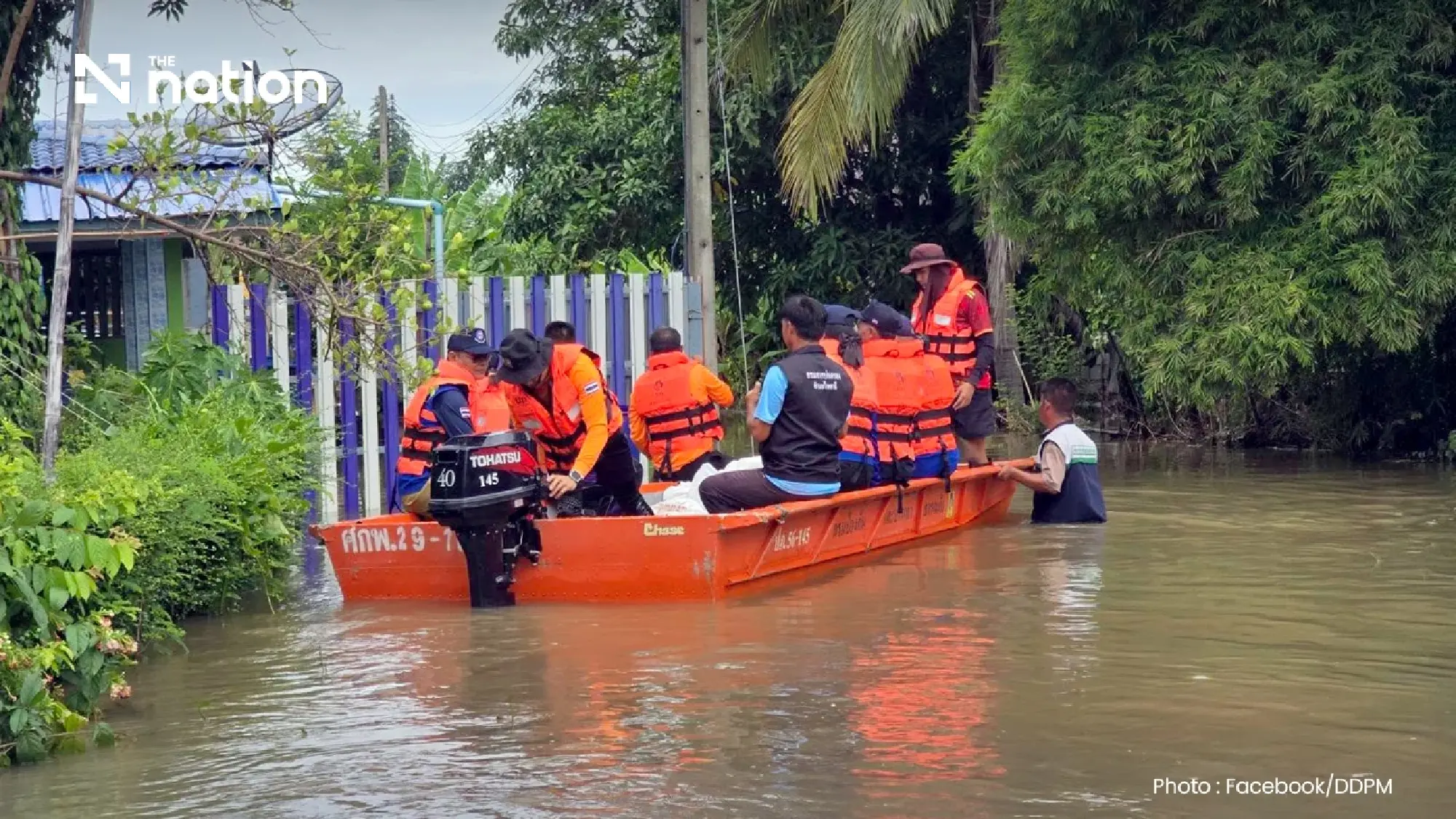 DDPM reports 3.26m people hit by Thai floods on Oct 4