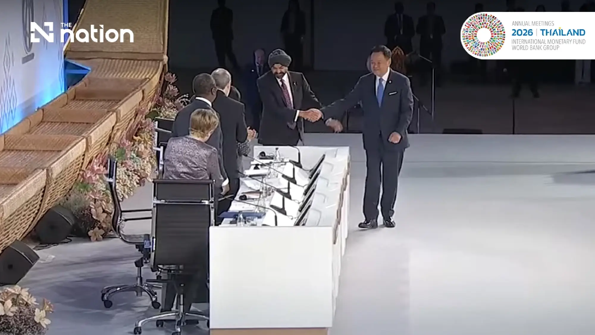 PM Anutin promotes Thailand as global connector in AI era at IMF–World Bank opening on October 16